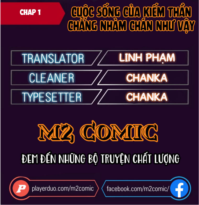 Đọc truyện [M2 Comic] Cuộc sống của thần kiếm chẳng nhàm chán như vậy đâu - Chap 1