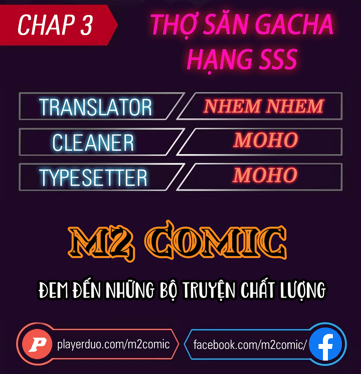 Đọc truyện [M2 Comic] Thợ Săn Gacha Hạng SSS - Chap 3