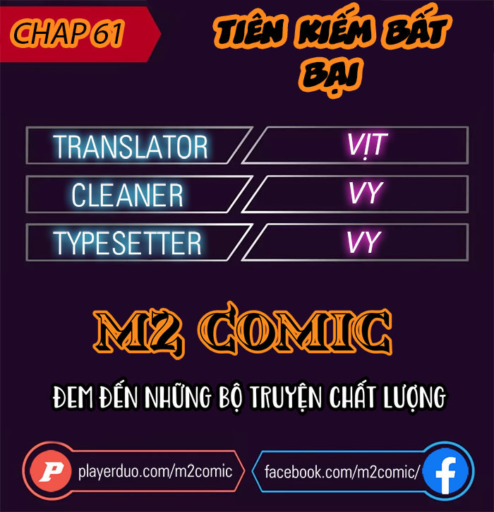 Đọc truyện Tiên kiếm bất bại - Chap 61