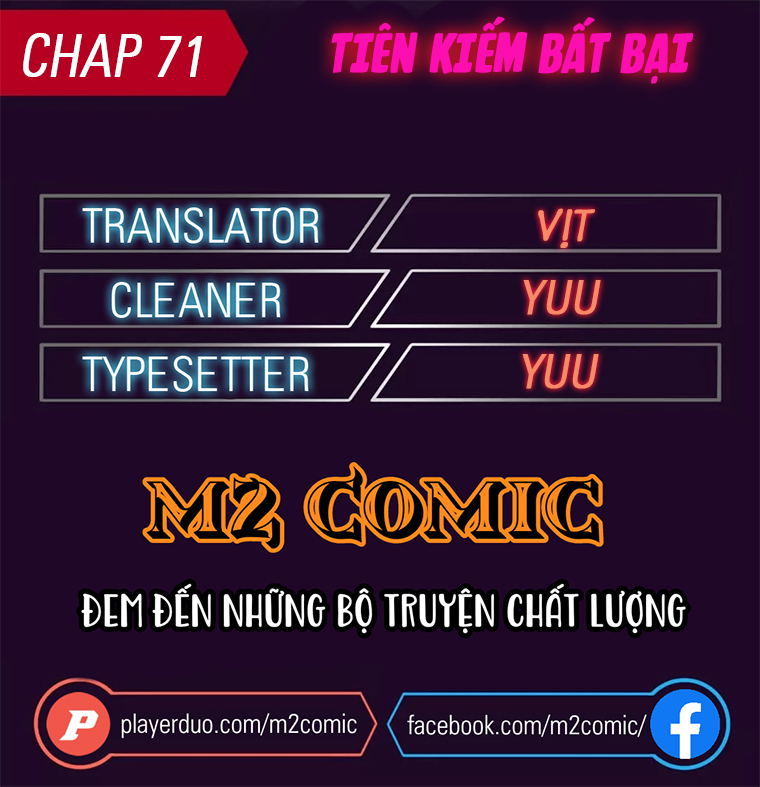 Đọc truyện Tiên kiếm bất bại - Chap 71