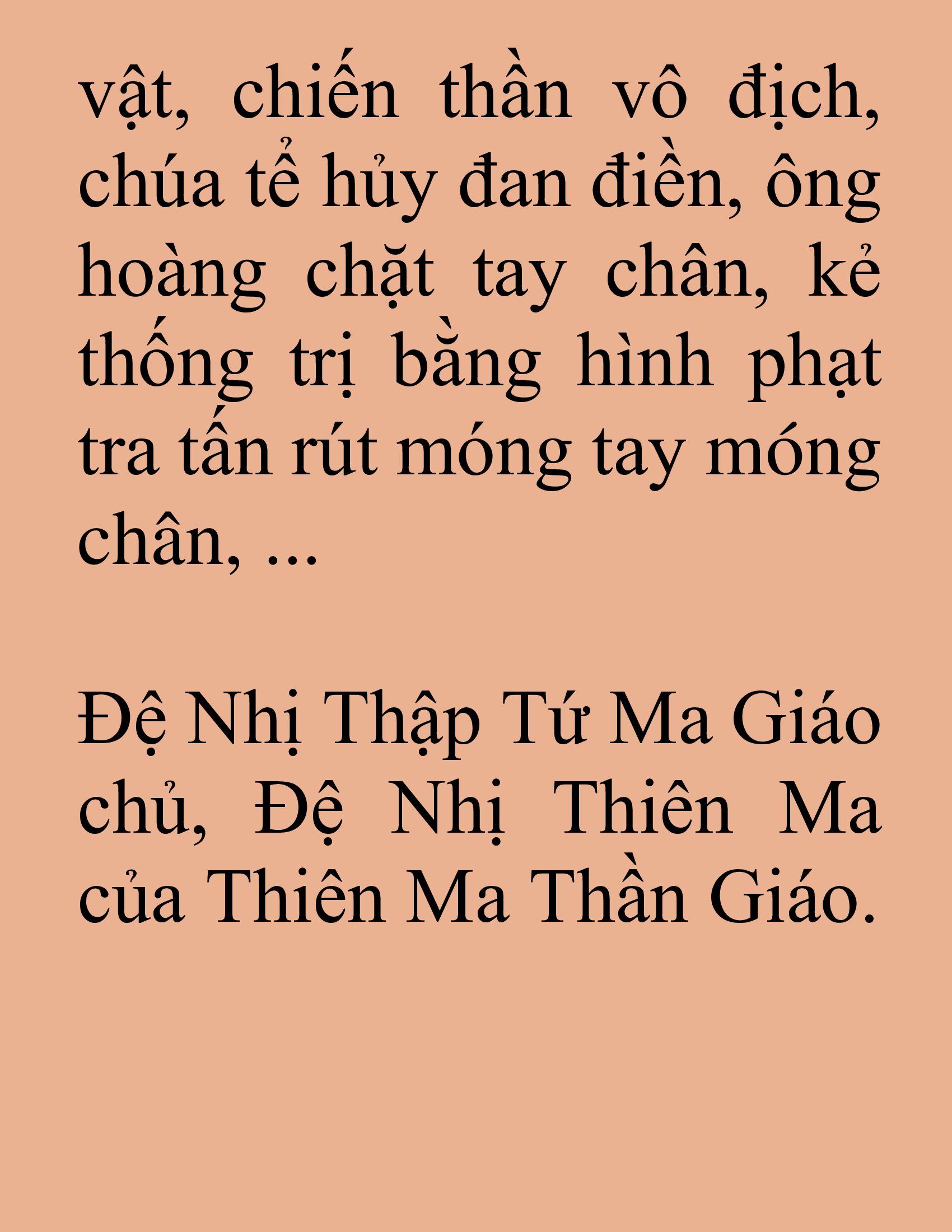 Đọc truyện SNVT[NOVEL] Ma Thần Giáng Lâm - Chương 1