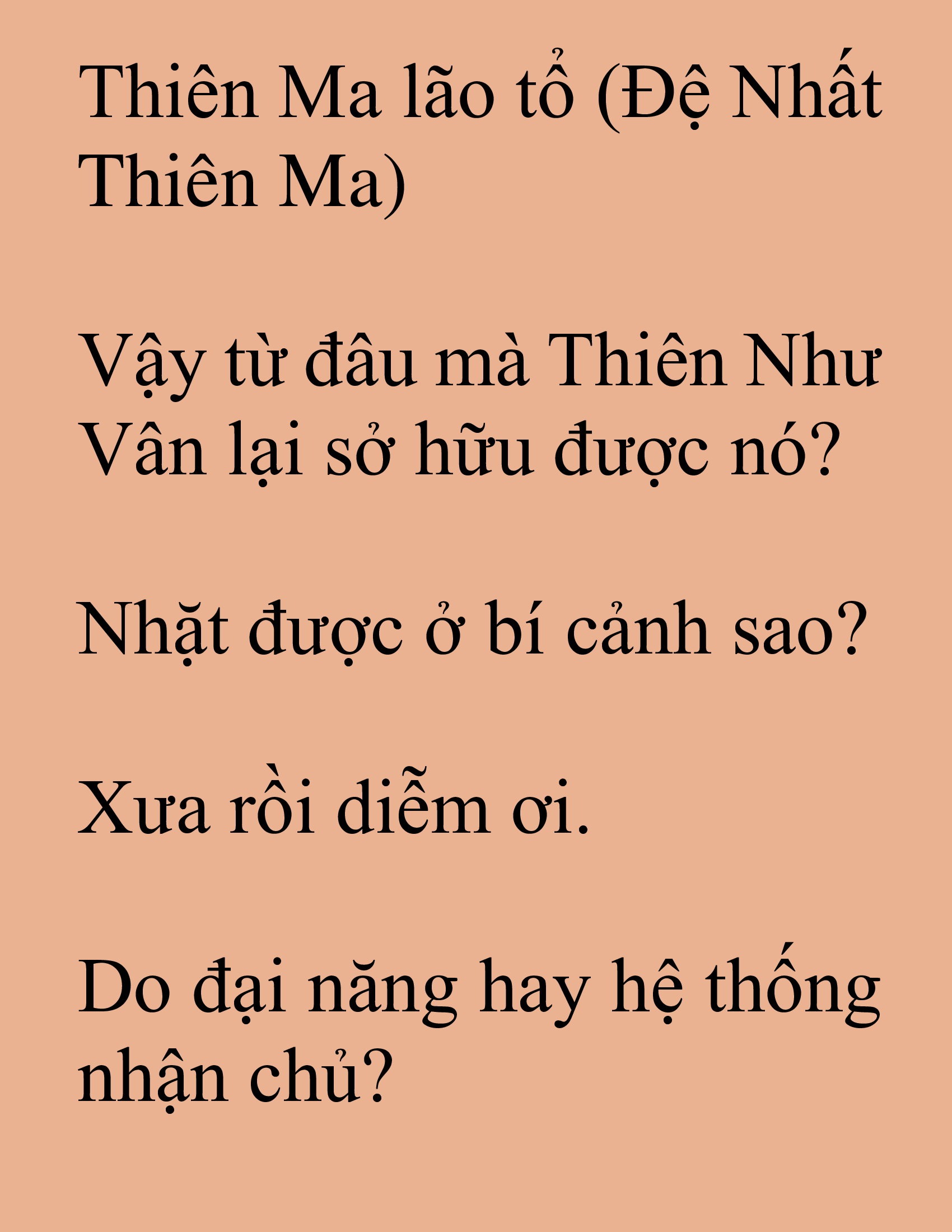 Đọc truyện SNVT[NOVEL] Ma Thần Giáng Lâm - Chương 1