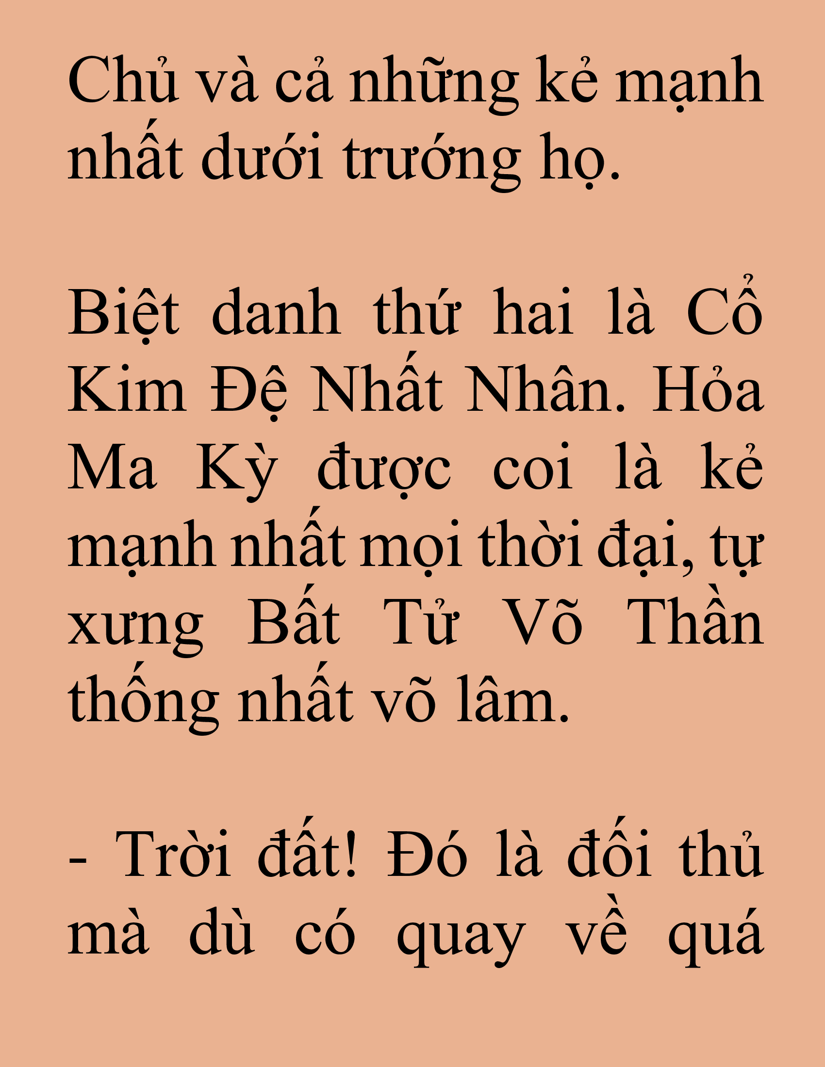 Đọc truyện SNVT[NOVEL] Tuyệt Thế Hồi Quy - Chap 1: Thử Thách Cuối Cùng
