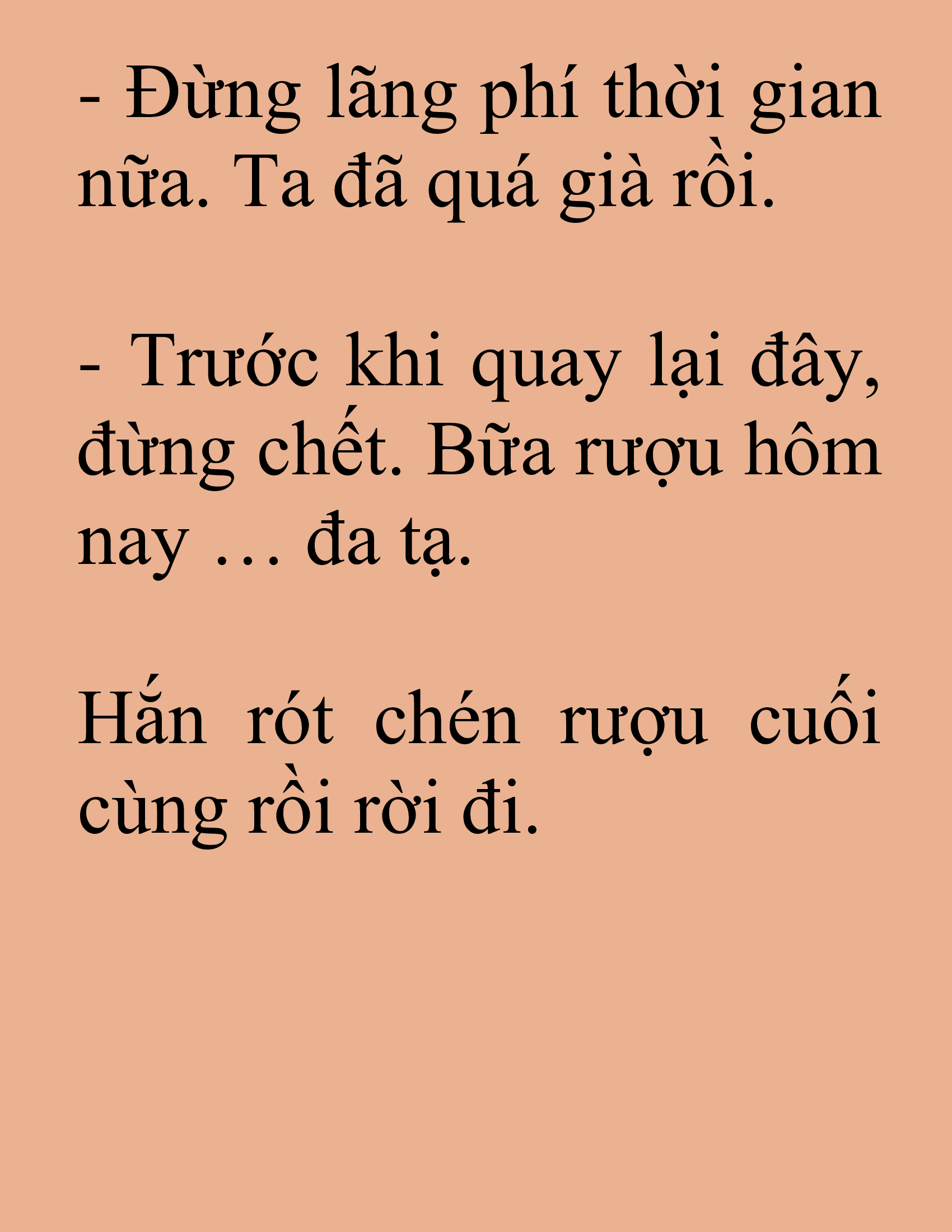 Đọc truyện SNVT[NOVEL] Tuyệt Thế Hồi Quy - Chap 2: Thử Thách Cuối Cùng