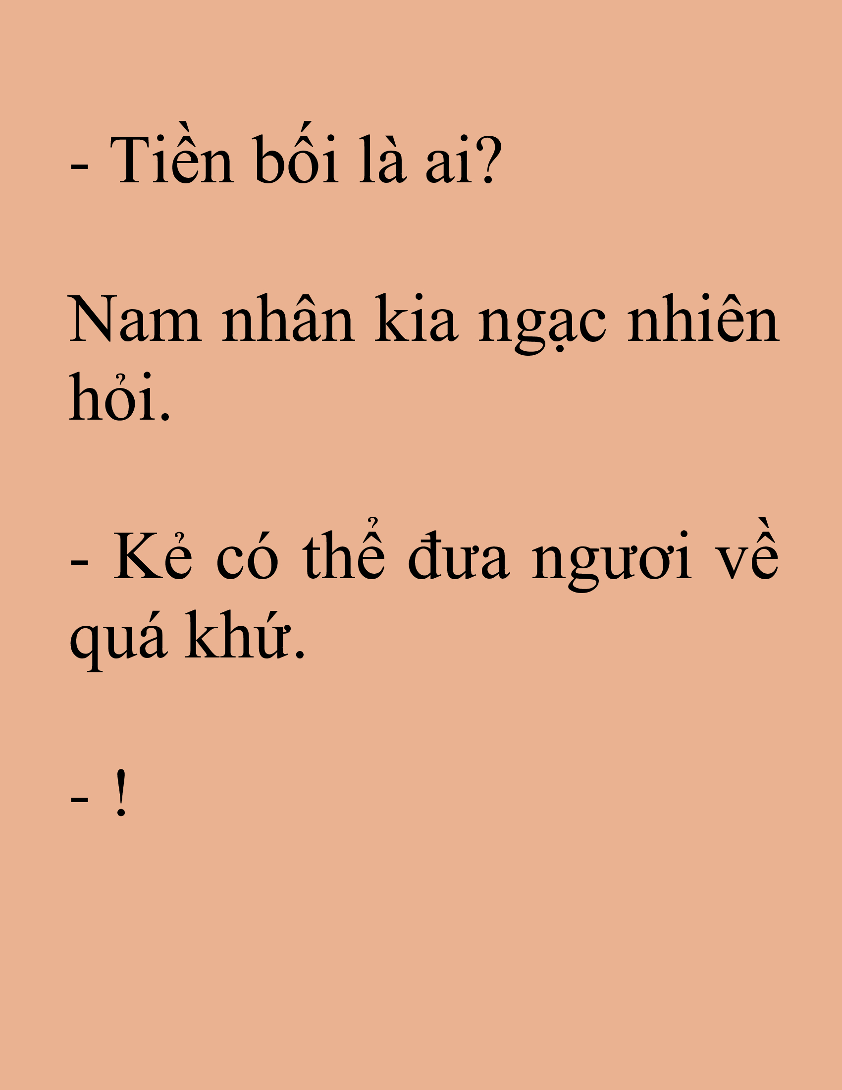 Đọc truyện SNVT[NOVEL] Tuyệt Thế Hồi Quy - Chap 3: Thử Thách Cuối Cùng