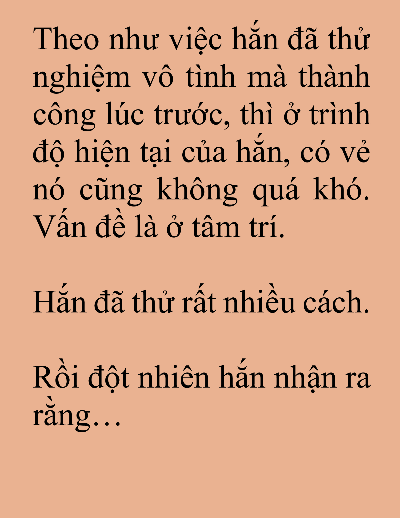Đọc truyện SNVT[NOVEL] Tuyệt Thế Hồi Quy - Chương 10: Nếu Ta Trở Thành Thiên Ma