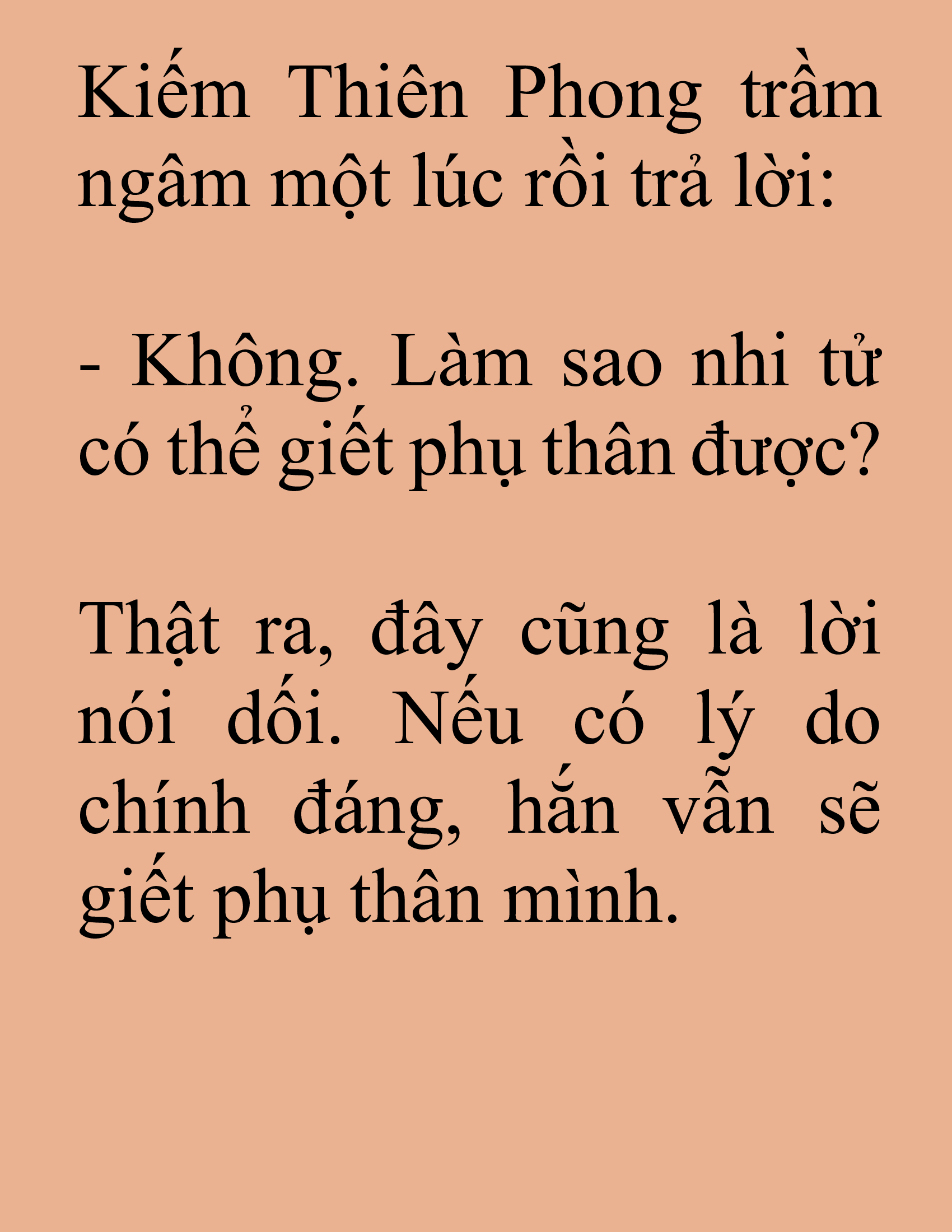 Đọc truyện SNVT[NOVEL] Tuyệt Thế Hồi Quy - Chương 10: Nếu Ta Trở Thành Thiên Ma