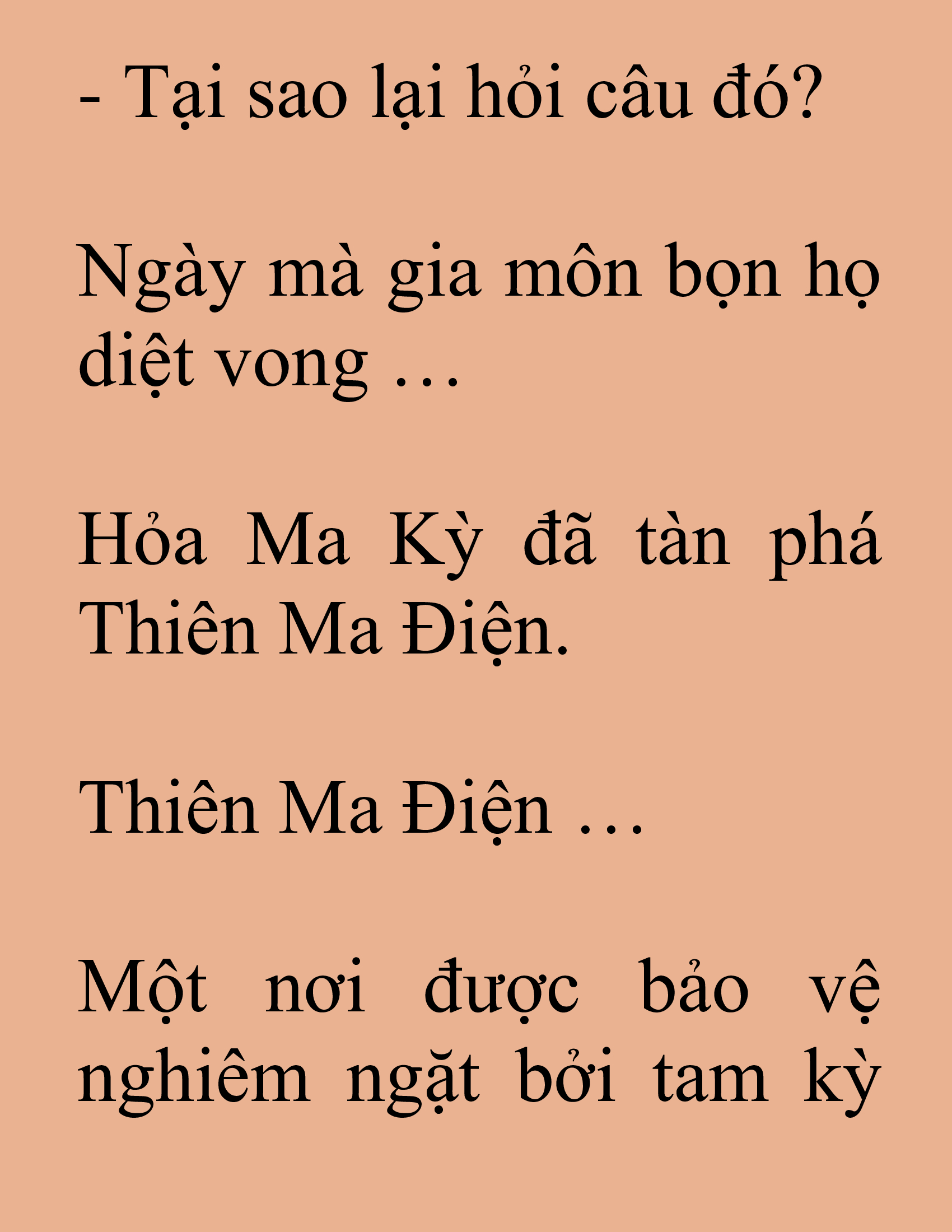 Đọc truyện SNVT[NOVEL] Tuyệt Thế Hồi Quy - Chương 11: Nếu Ta Trở Thành Thiên Ma