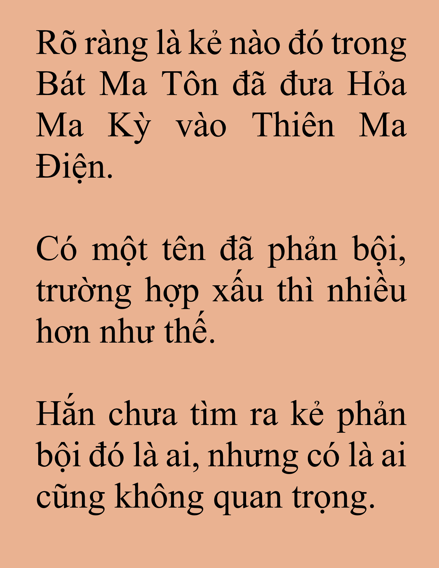 Đọc truyện SNVT[NOVEL] Tuyệt Thế Hồi Quy - Chương 11: Nếu Ta Trở Thành Thiên Ma