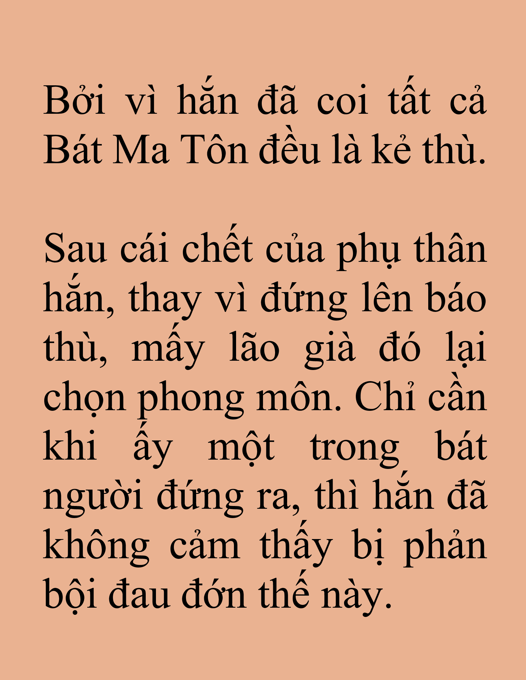 Đọc truyện SNVT[NOVEL] Tuyệt Thế Hồi Quy - Chương 11: Nếu Ta Trở Thành Thiên Ma