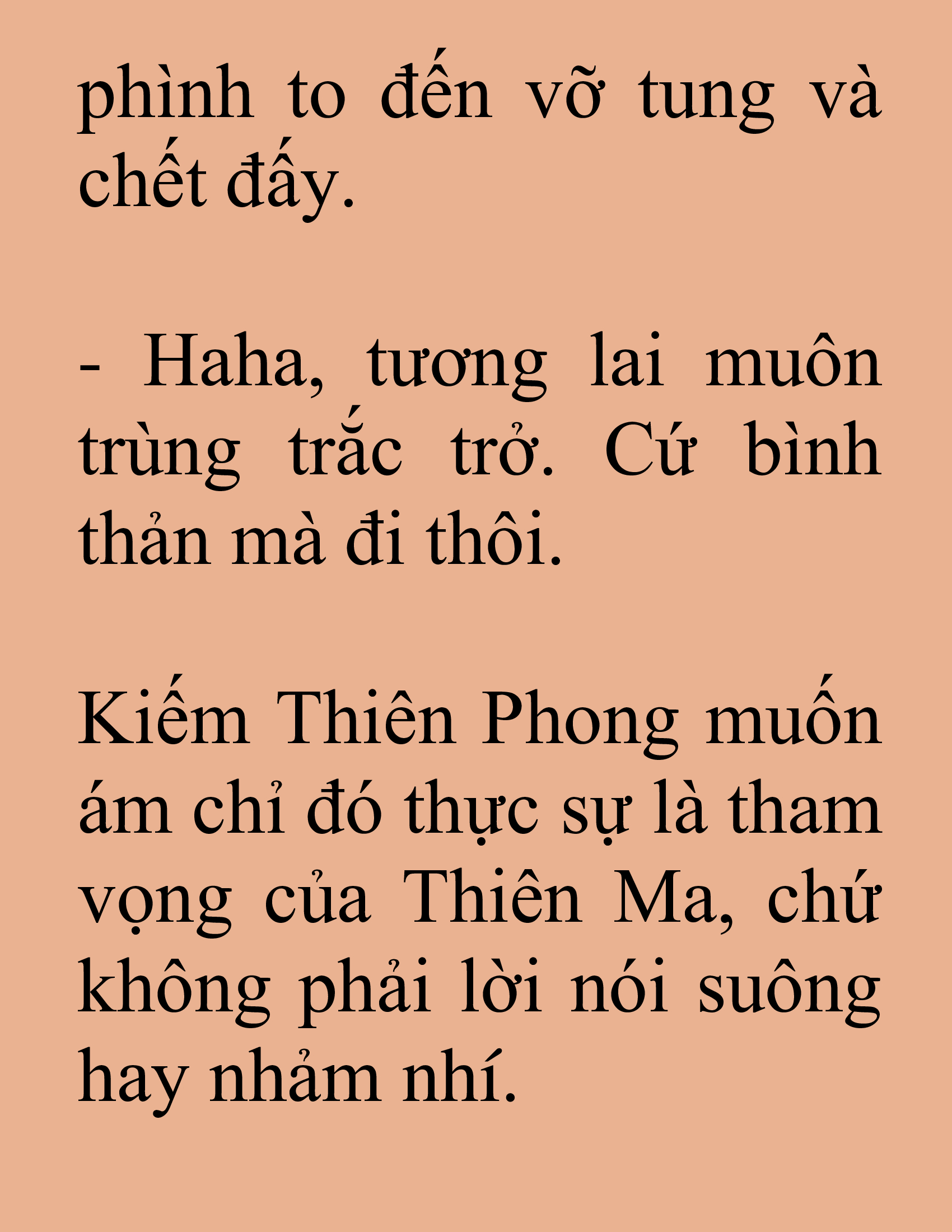 Đọc truyện SNVT[NOVEL] Tuyệt Thế Hồi Quy - Chương 11: Nếu Ta Trở Thành Thiên Ma