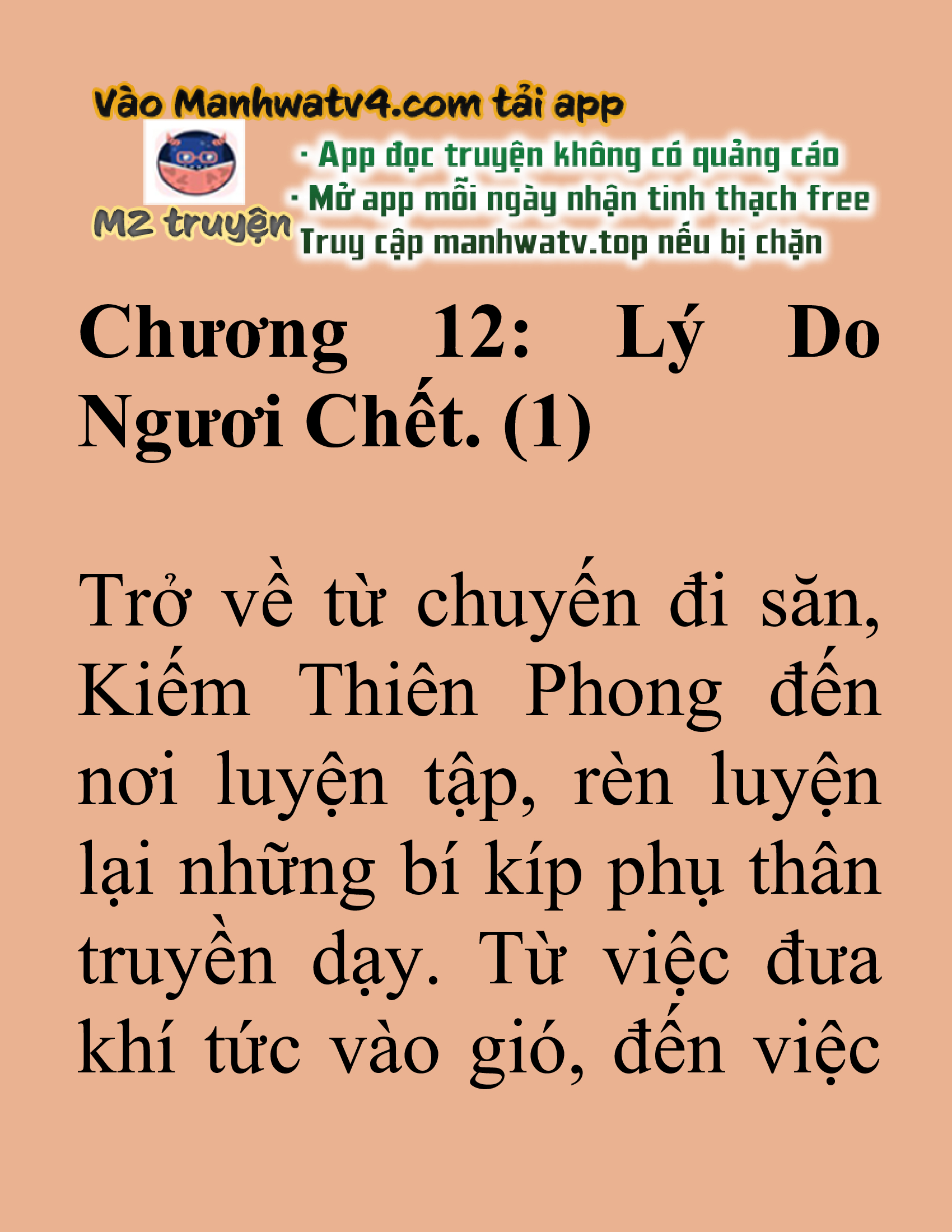 Đọc truyện SNVT[NOVEL] Tuyệt Thế Hồi Quy - Chương 12: Lý Do Ngươi Chết