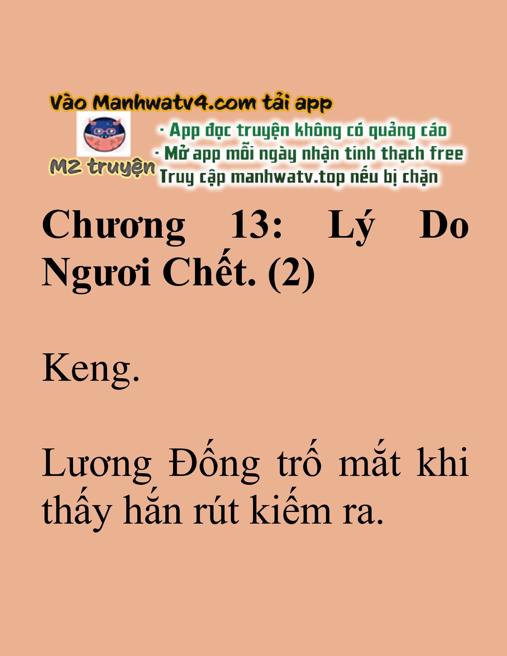 Đọc truyện SNVT[NOVEL] Tuyệt Thế Hồi Quy - Chương 13: Lý Do Ngươi Chết