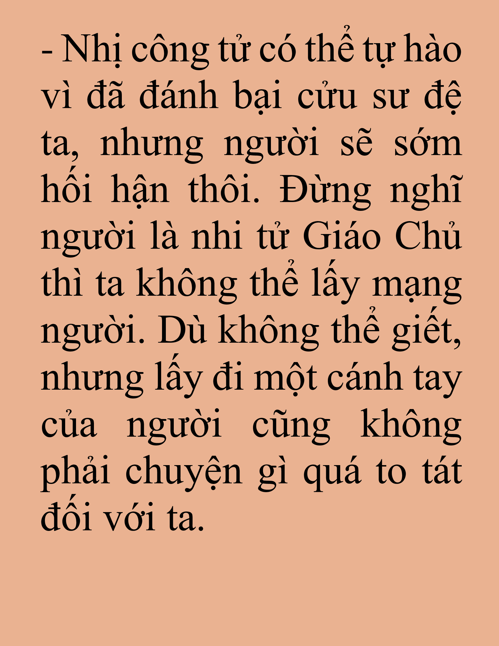 Đọc truyện SNVT[NOVEL] Tuyệt Thế Hồi Quy - Chương 13: Lý Do Ngươi Chết