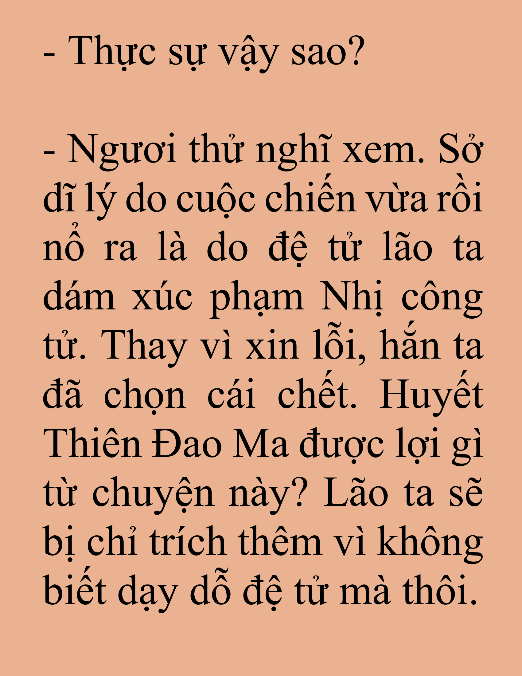 Đọc truyện SNVT[NOVEL] Tuyệt Thế Hồi Quy - Chương 13: Lý Do Ngươi Chết