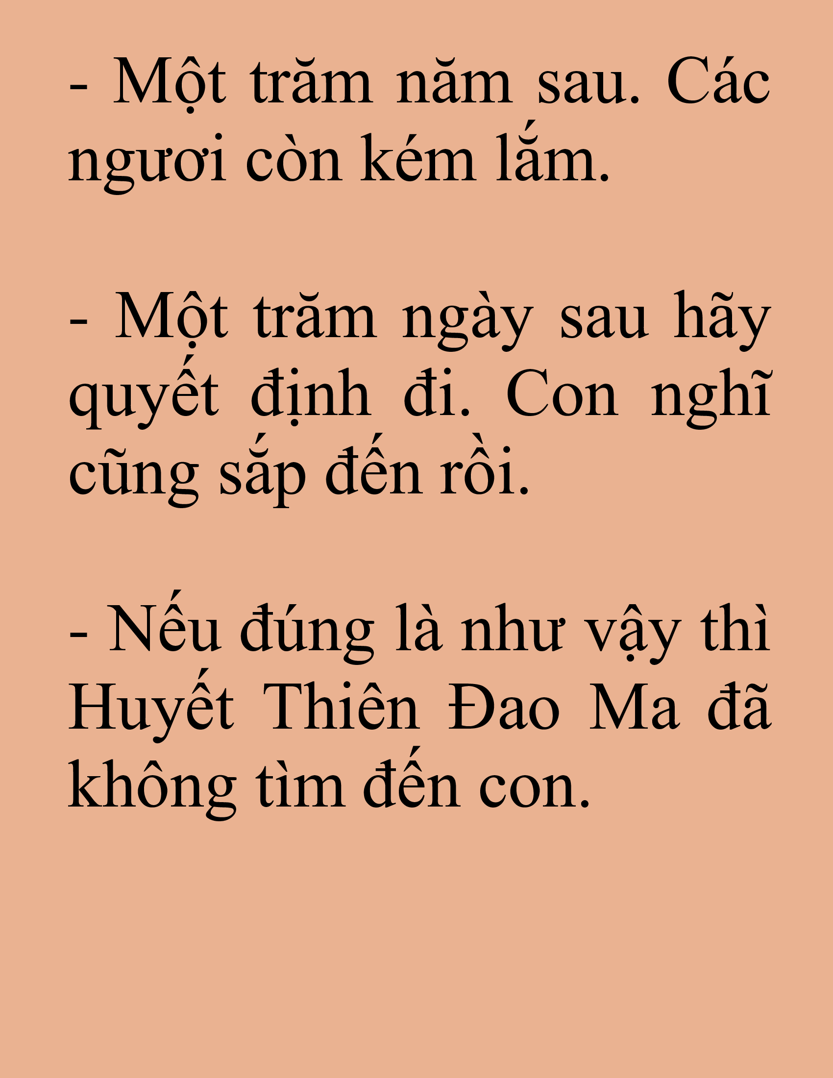 Đọc truyện SNVT[NOVEL] Tuyệt Thế Hồi Quy - Chương 16: Ma Đạo Trong Suy Nghĩ Của Ta
