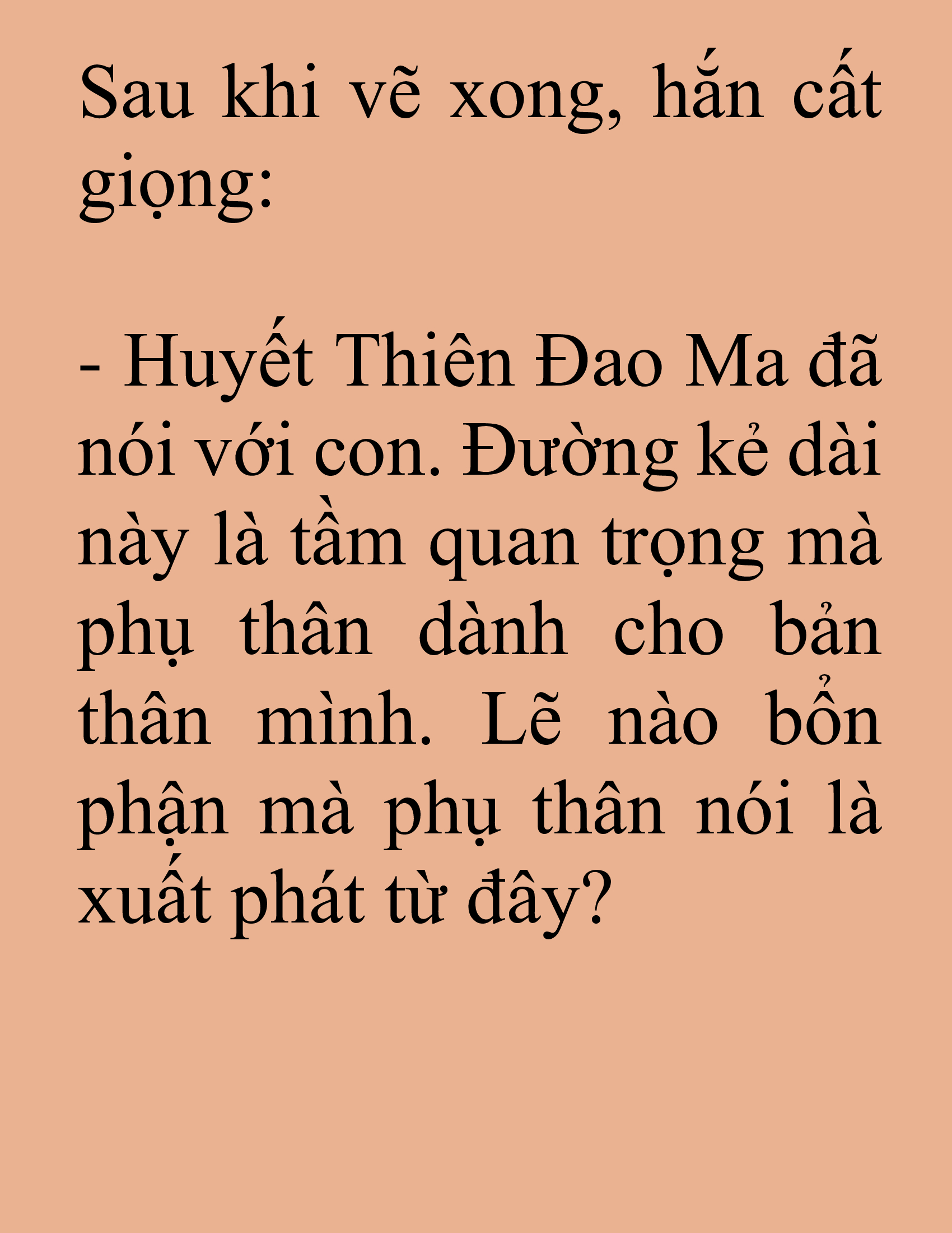 Đọc truyện SNVT[NOVEL] Tuyệt Thế Hồi Quy - Chương 16: Ma Đạo Trong Suy Nghĩ Của Ta
