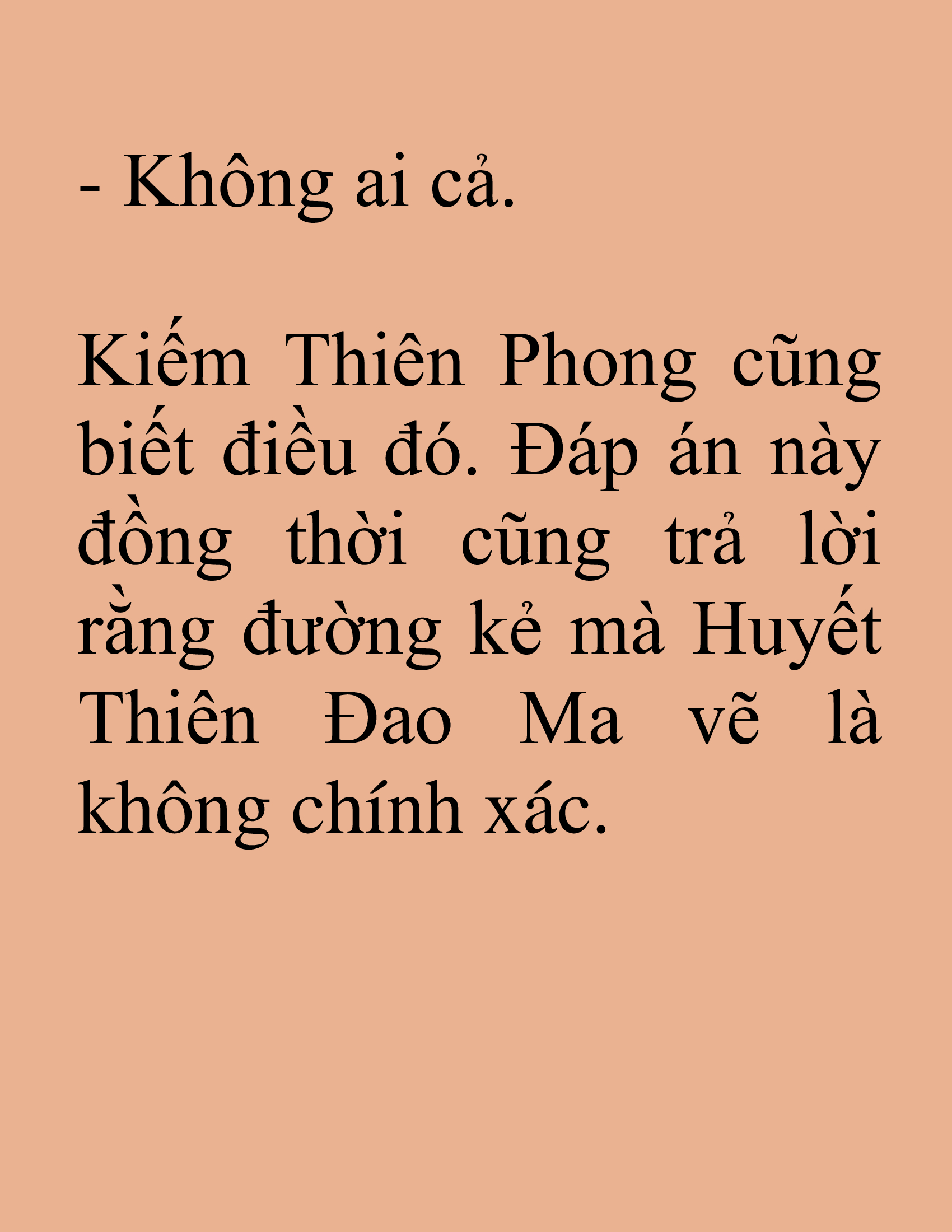 Đọc truyện SNVT[NOVEL] Tuyệt Thế Hồi Quy - Chương 16: Ma Đạo Trong Suy Nghĩ Của Ta
