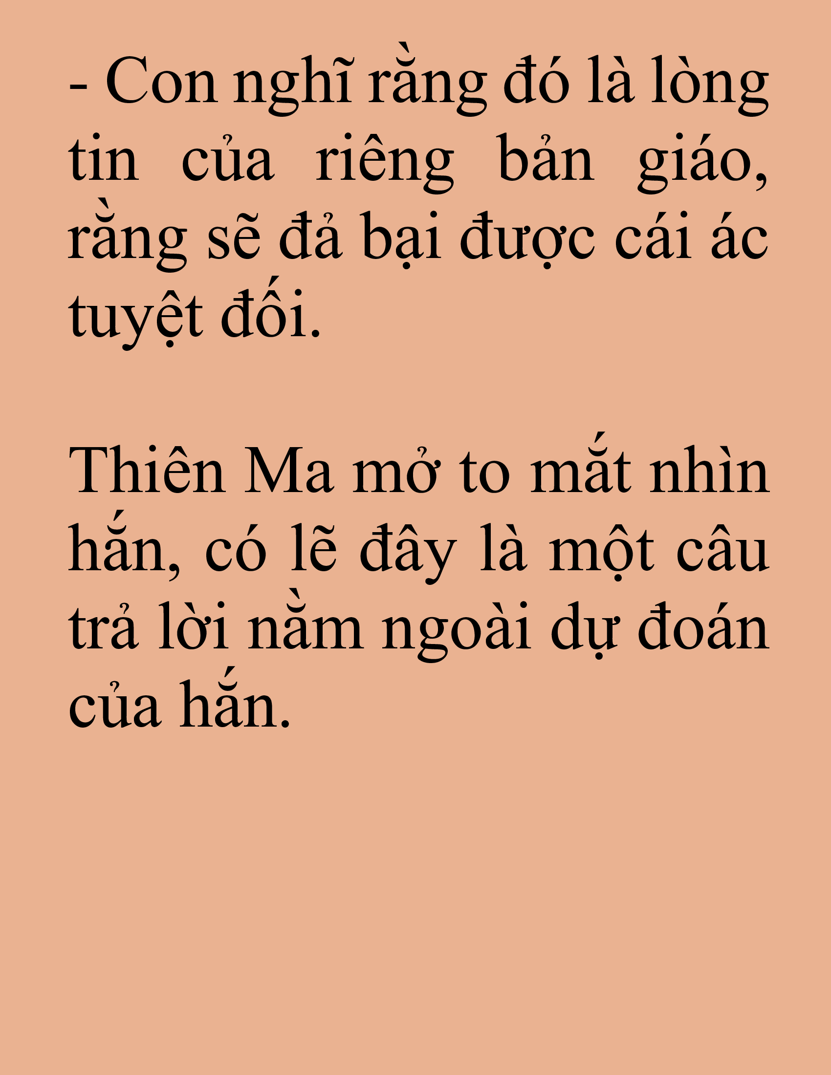 Đọc truyện SNVT[NOVEL] Tuyệt Thế Hồi Quy - Chương 17: Ma Đạo Trong Suy Nghĩ Của Ta