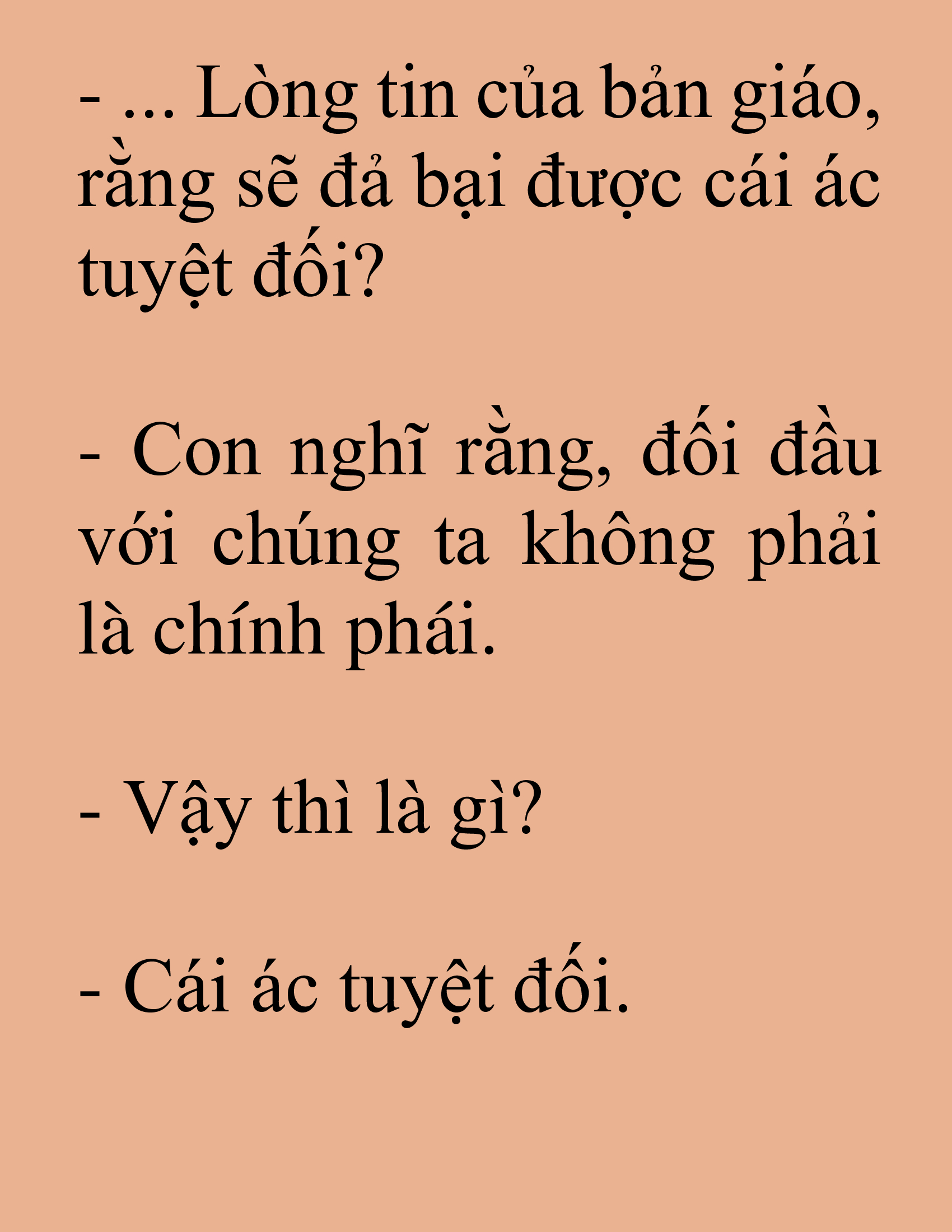 Đọc truyện SNVT[NOVEL] Tuyệt Thế Hồi Quy - Chương 17: Ma Đạo Trong Suy Nghĩ Của Ta