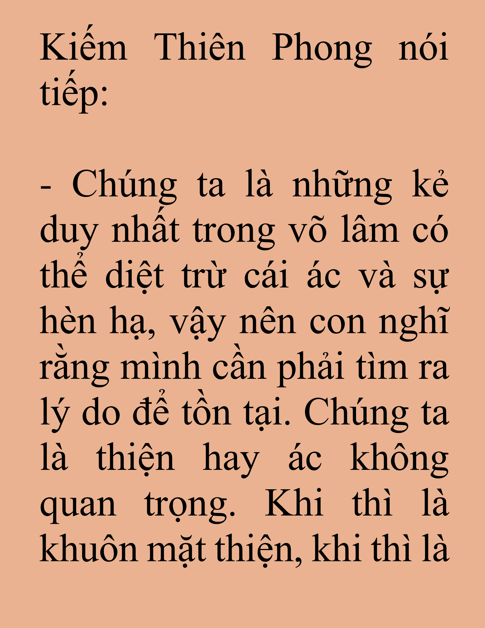 Đọc truyện SNVT[NOVEL] Tuyệt Thế Hồi Quy - Chương 17: Ma Đạo Trong Suy Nghĩ Của Ta