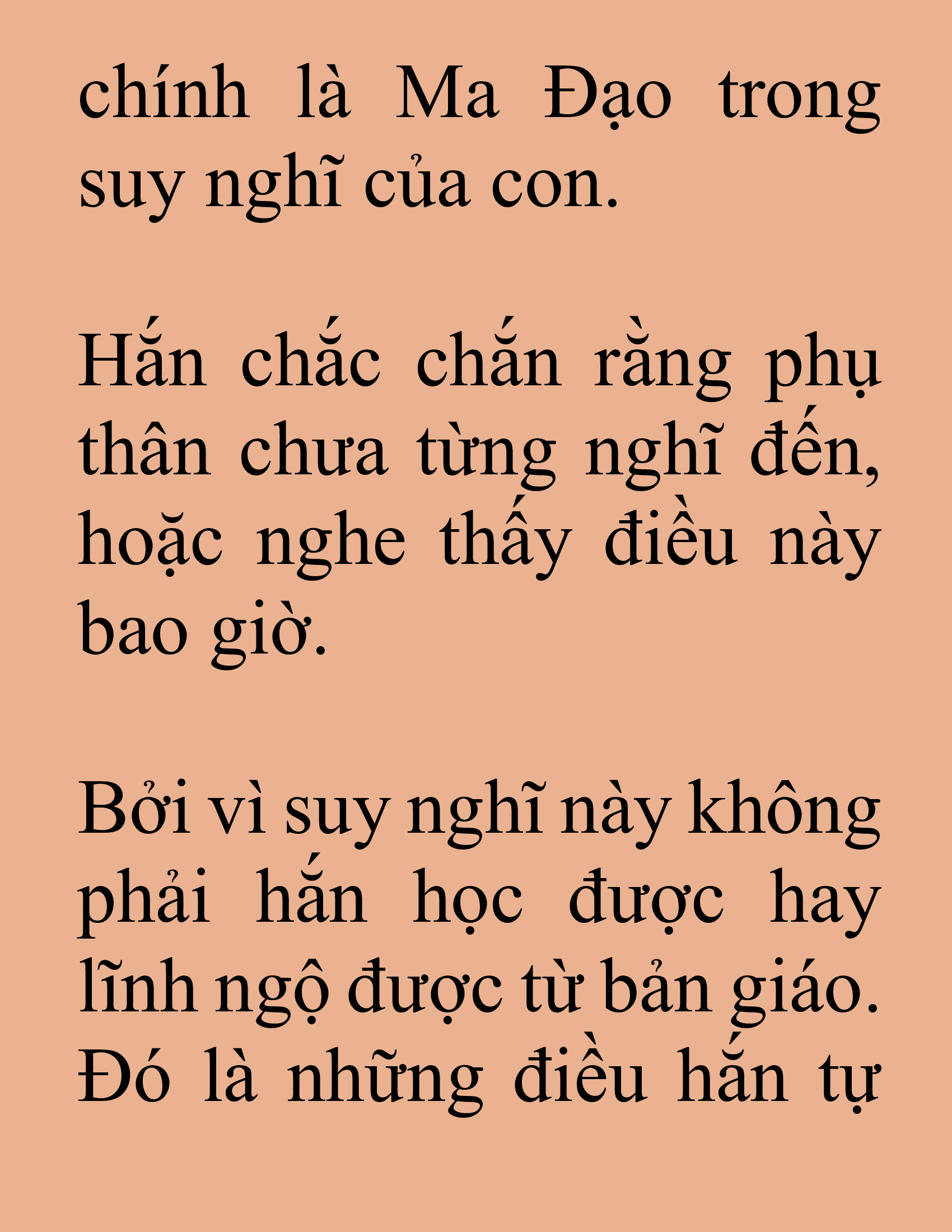 Đọc truyện SNVT[NOVEL] Tuyệt Thế Hồi Quy - Chương 17: Ma Đạo Trong Suy Nghĩ Của Ta