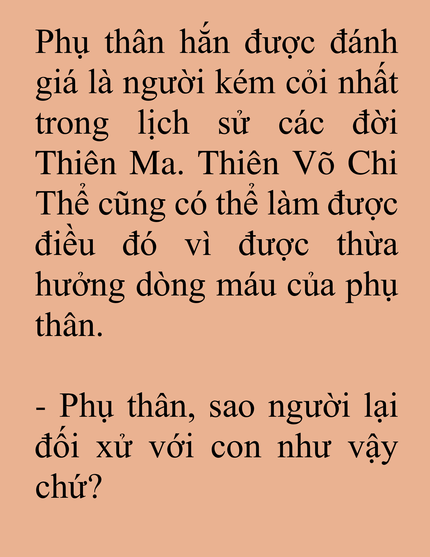 Đọc truyện SNVT[NOVEL] Tuyệt Thế Hồi Quy - Chương 17: Ma Đạo Trong Suy Nghĩ Của Ta