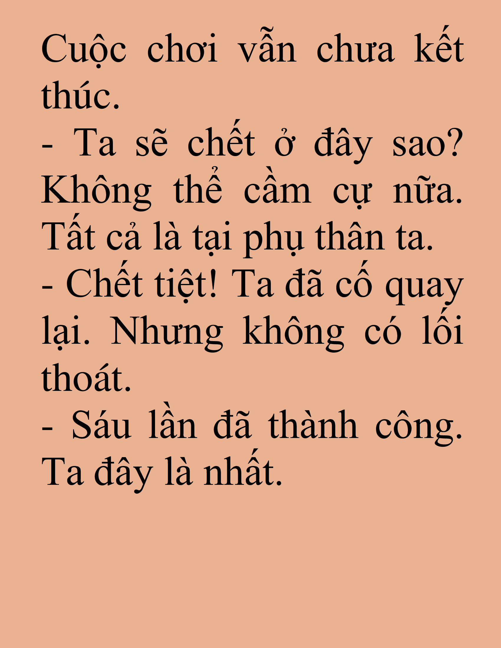 Đọc truyện SNVT[NOVEL] Tuyệt Thế Hồi Quy - Chương 18: Nóng Giận Là Thua