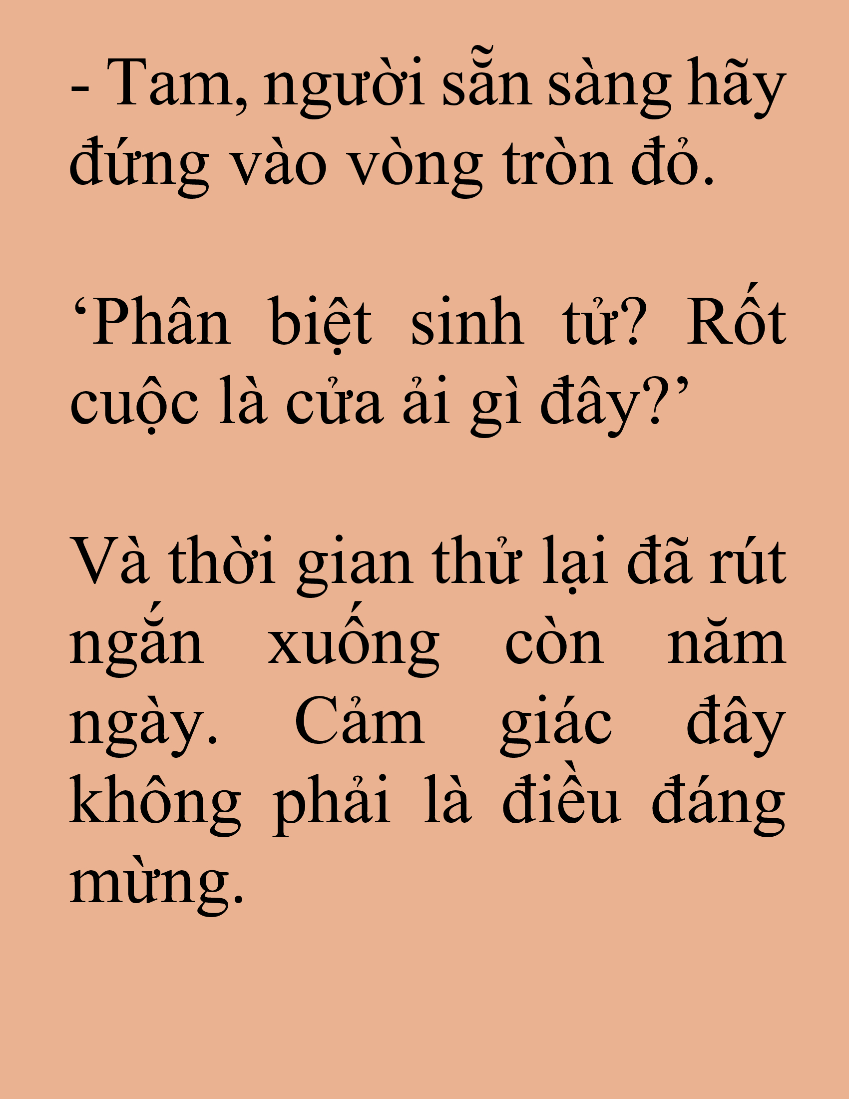 Đọc truyện SNVT[NOVEL] Tuyệt Thế Hồi Quy - Chương 19: Một Ngày Là Đủ