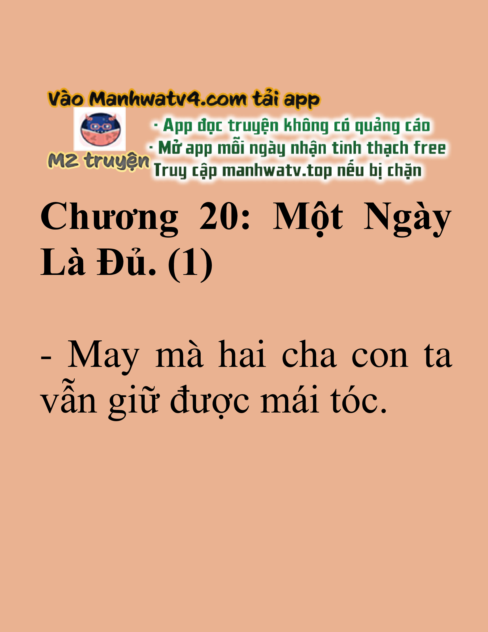 Đọc truyện SNVT[NOVEL] Tuyệt Thế Hồi Quy - Chương 20: Một Ngày Là Đủ