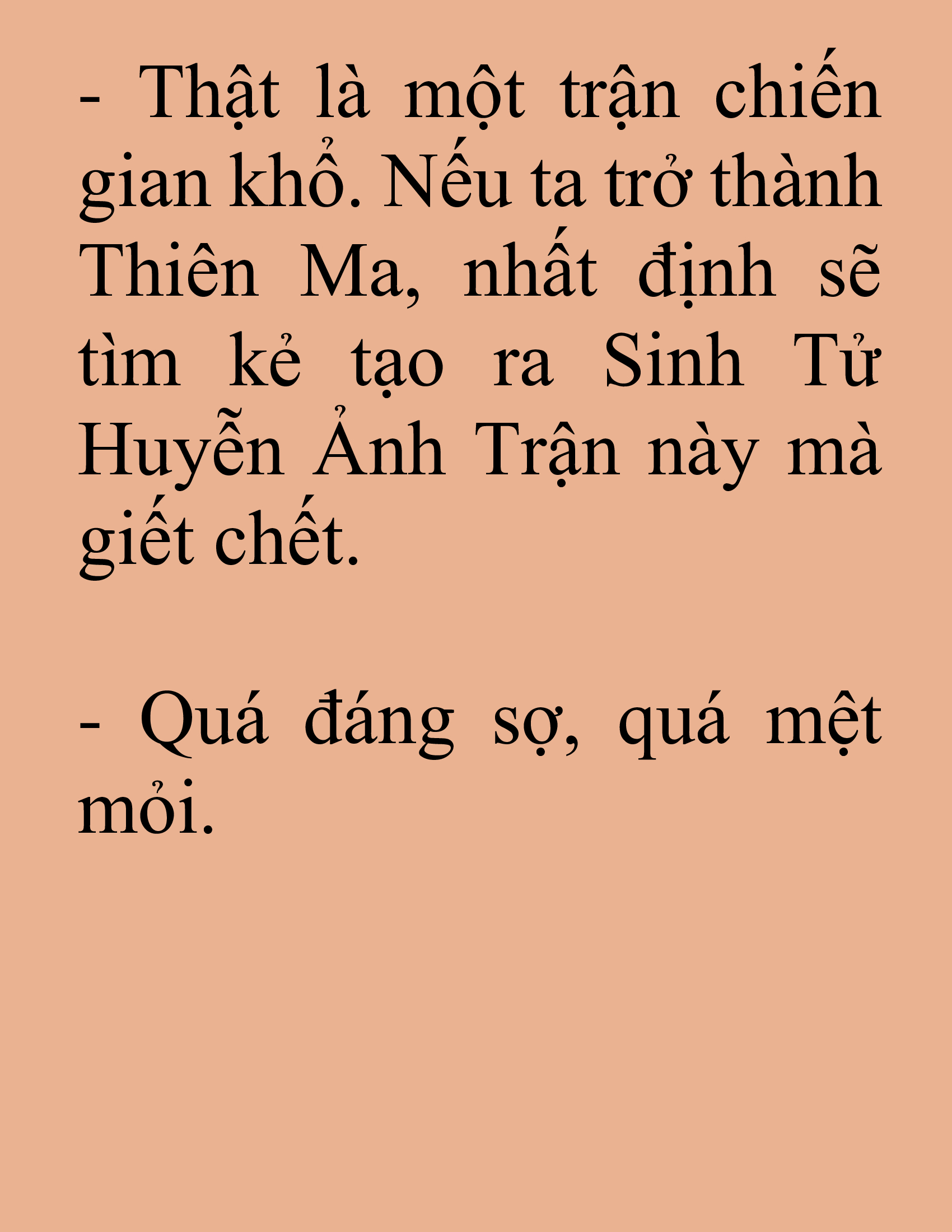 Đọc truyện SNVT[NOVEL] Tuyệt Thế Hồi Quy - Chương 20: Một Ngày Là Đủ
