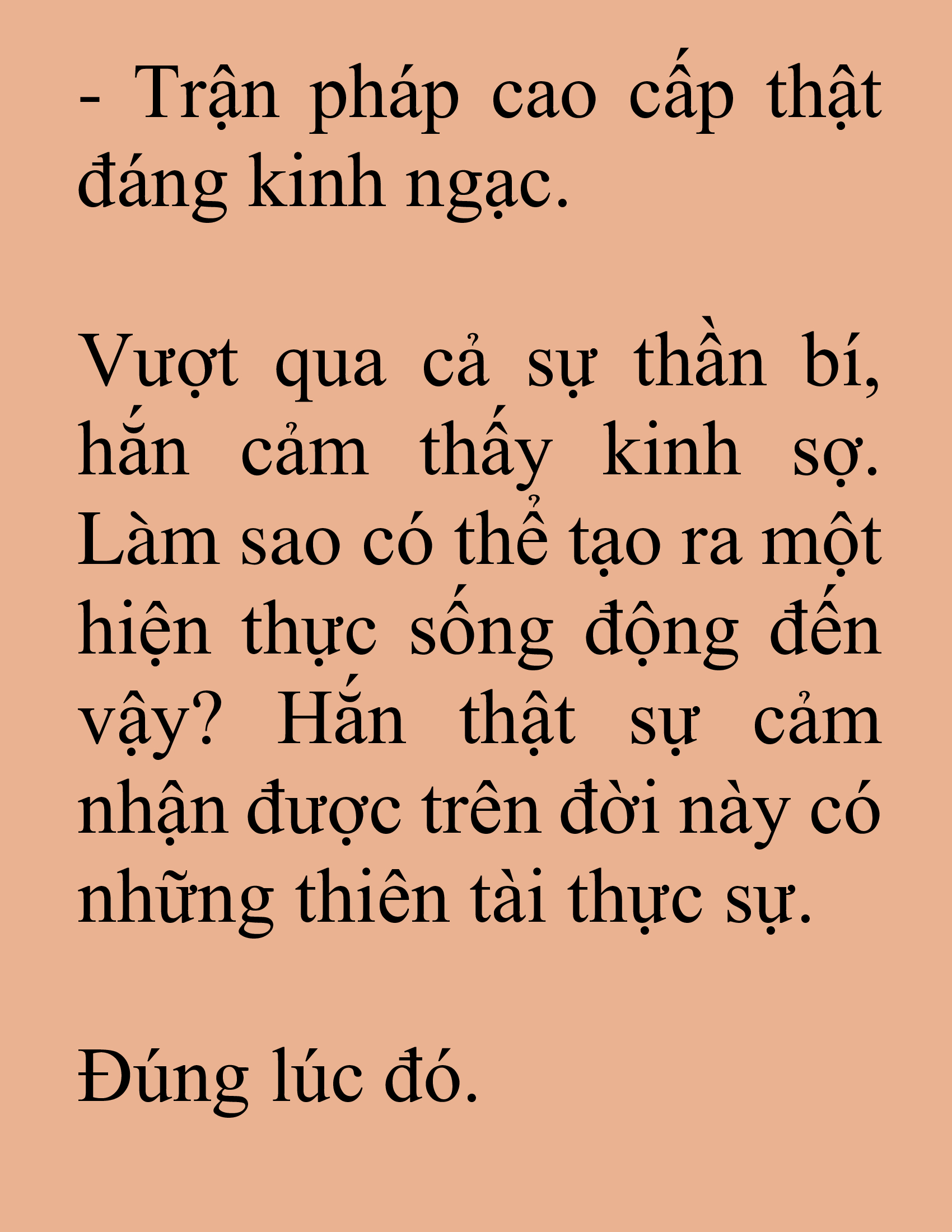 Đọc truyện SNVT[NOVEL] Tuyệt Thế Hồi Quy - Chương 20: Một Ngày Là Đủ