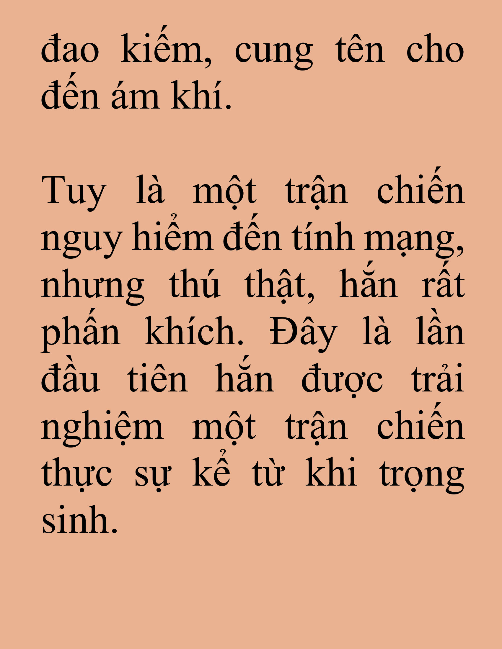 Đọc truyện SNVT[NOVEL] Tuyệt Thế Hồi Quy - Chương 20: Một Ngày Là Đủ