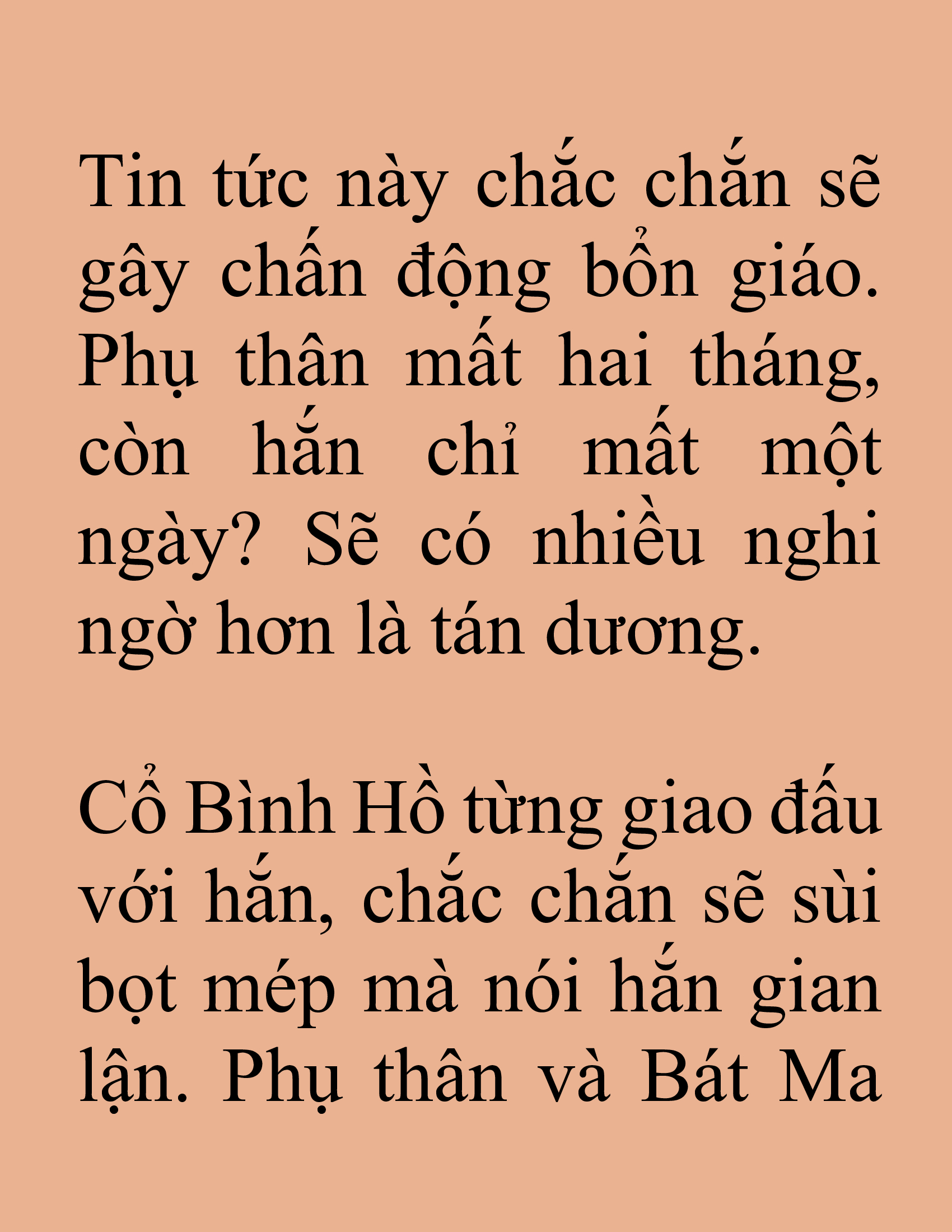 Đọc truyện SNVT[NOVEL] Tuyệt Thế Hồi Quy - Chương 20: Một Ngày Là Đủ