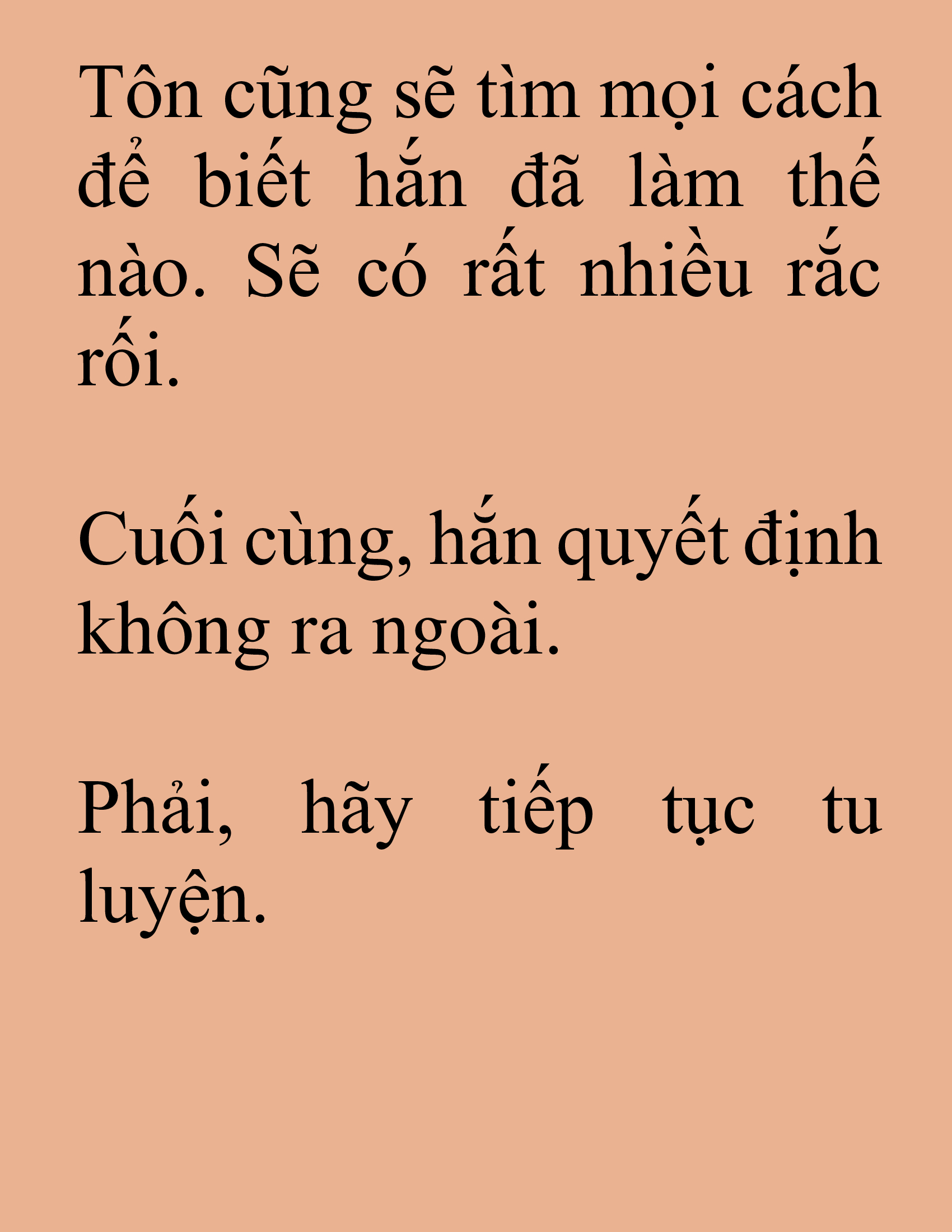 Đọc truyện SNVT[NOVEL] Tuyệt Thế Hồi Quy - Chương 20: Một Ngày Là Đủ