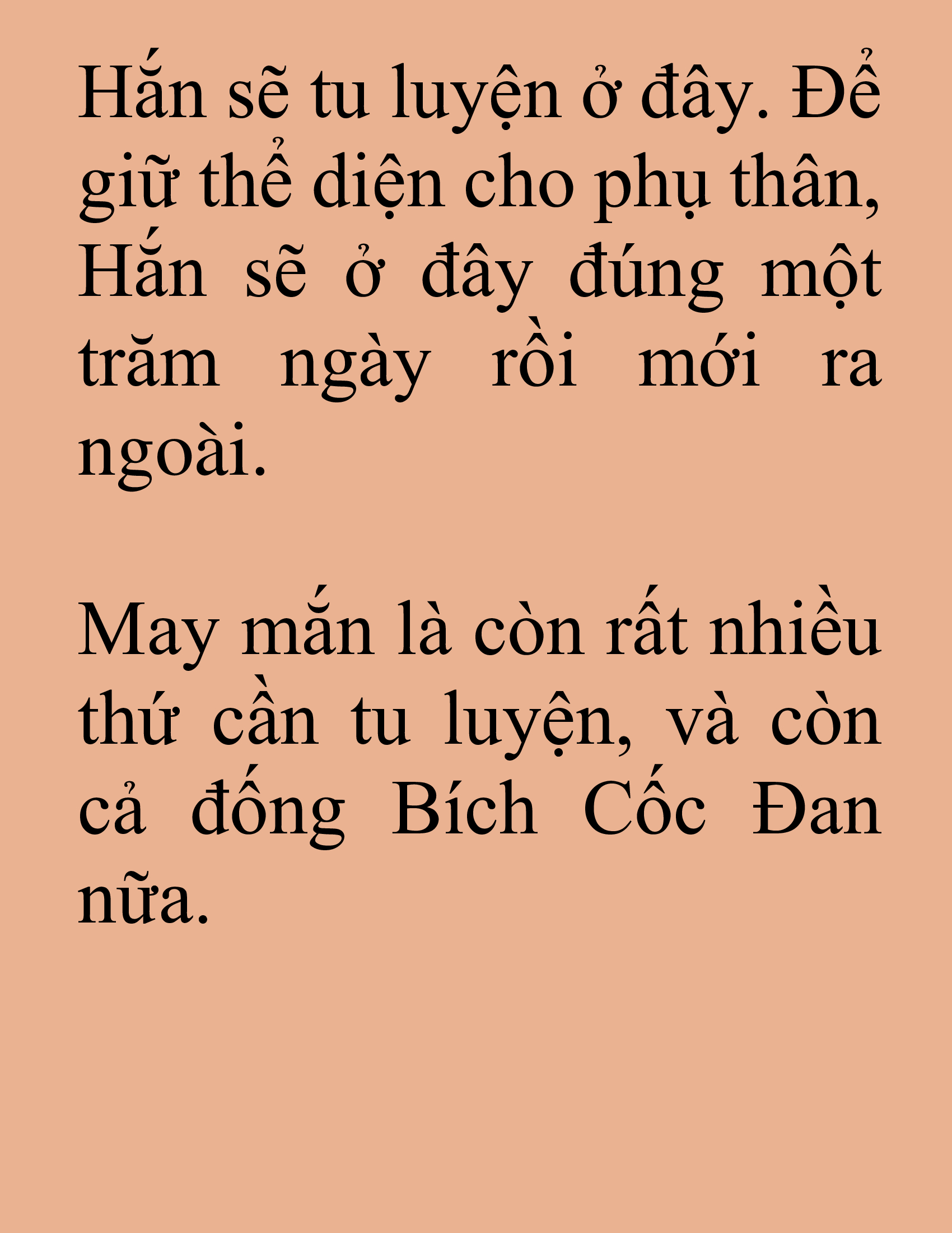 Đọc truyện SNVT[NOVEL] Tuyệt Thế Hồi Quy - Chương 20: Một Ngày Là Đủ