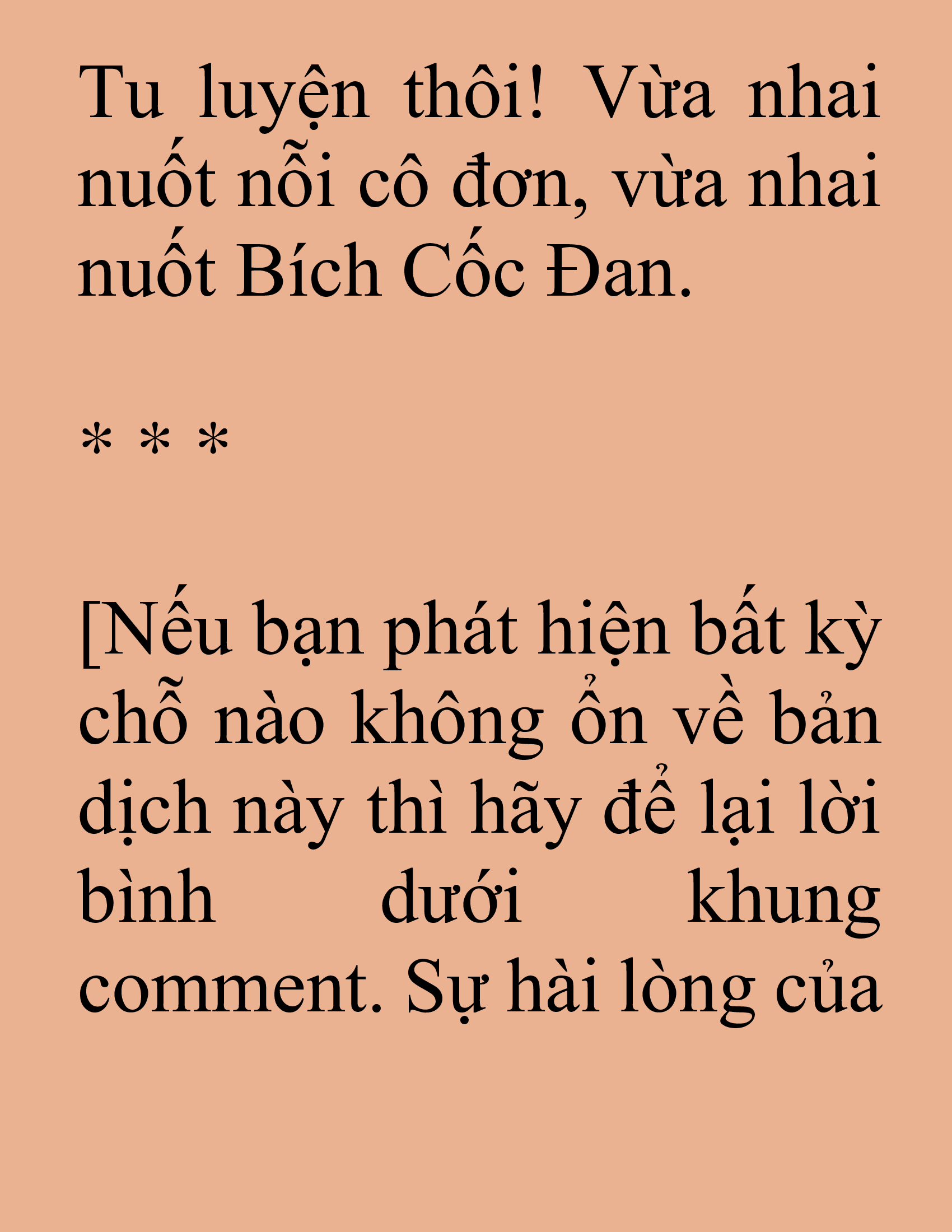 Đọc truyện SNVT[NOVEL] Tuyệt Thế Hồi Quy - Chương 20: Một Ngày Là Đủ