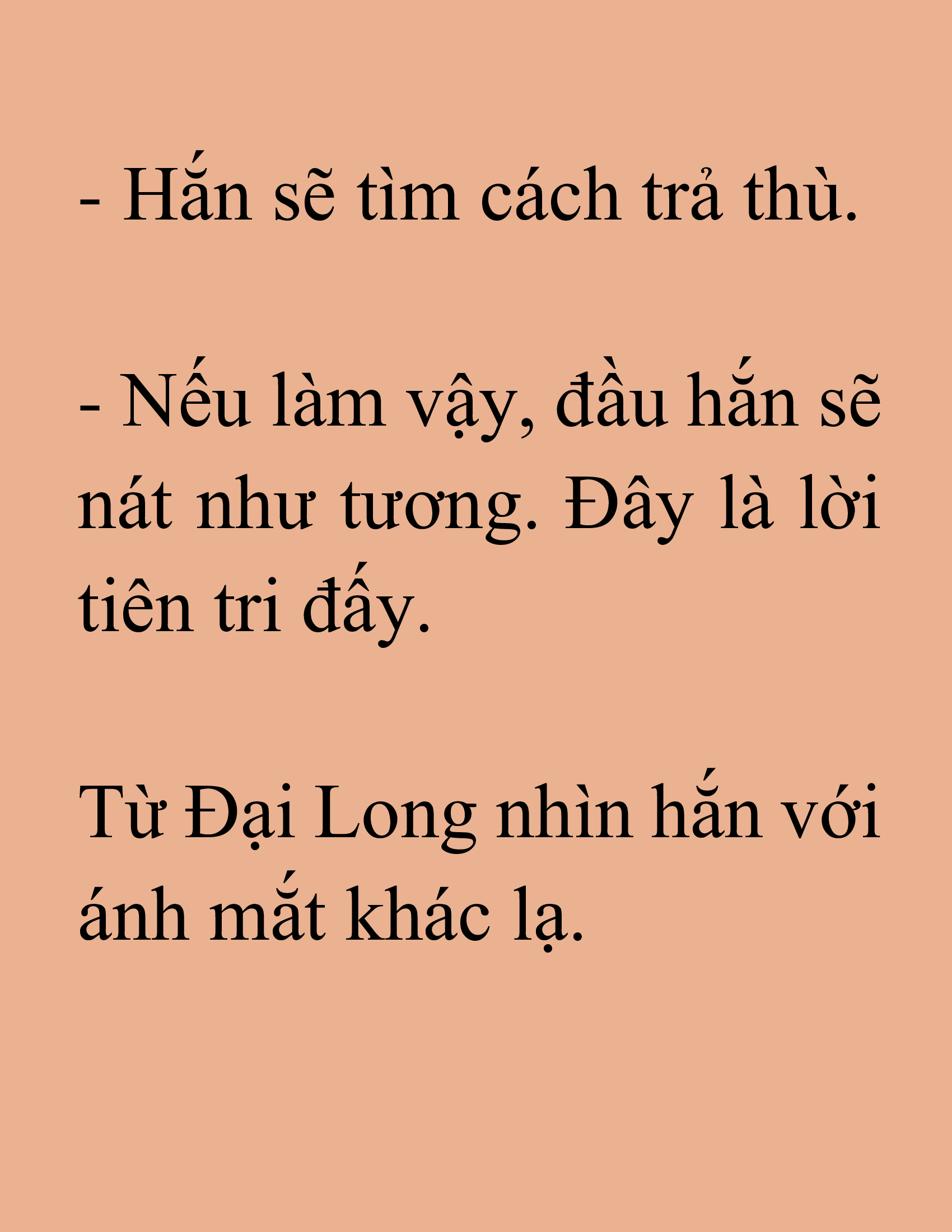 Đọc truyện SNVT[NOVEL] Tuyệt Thế Hồi Quy - Chương 24: Tính Ta Còn Xấu Xa Hơn