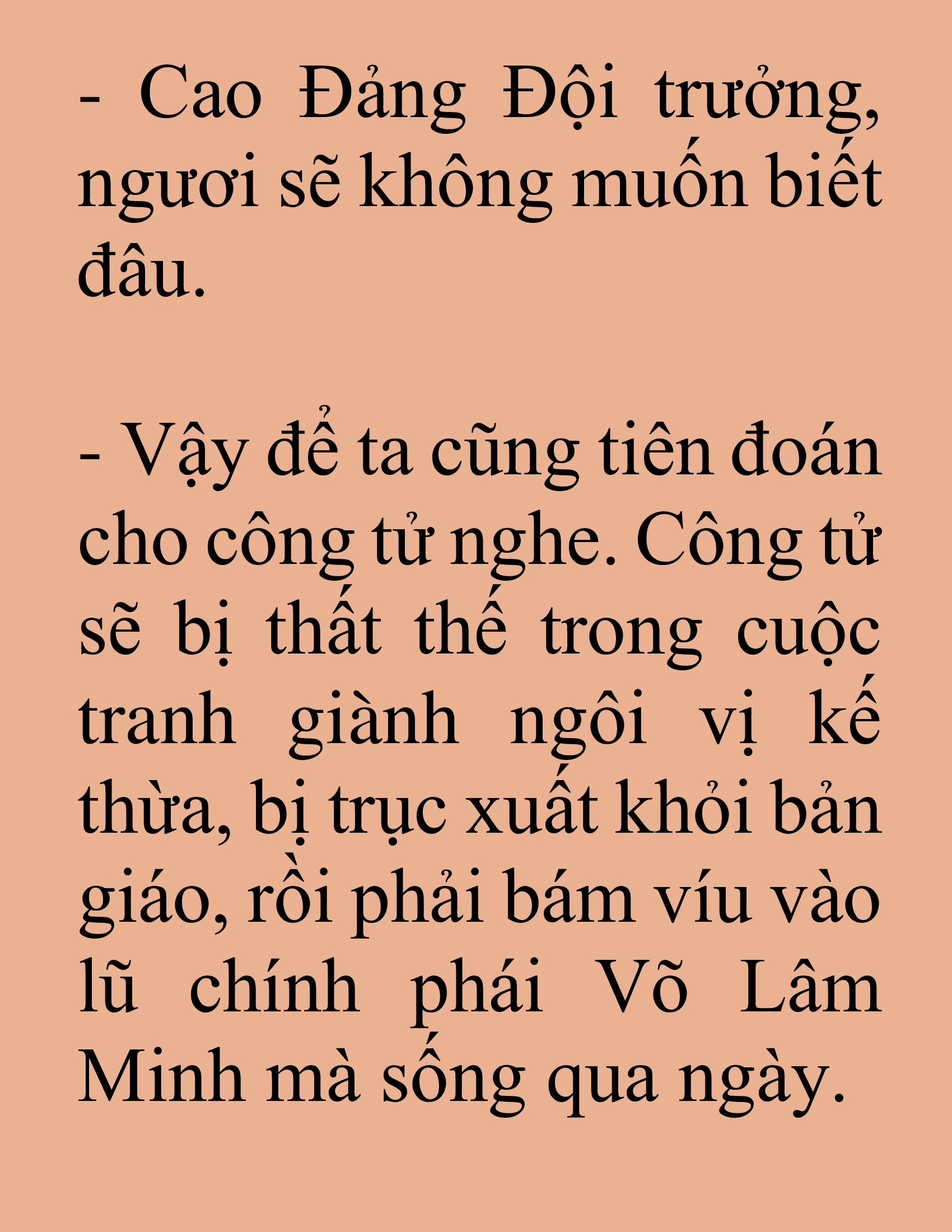 Đọc truyện SNVT[NOVEL] Tuyệt Thế Hồi Quy - Chương 29: Độc Giả Donate