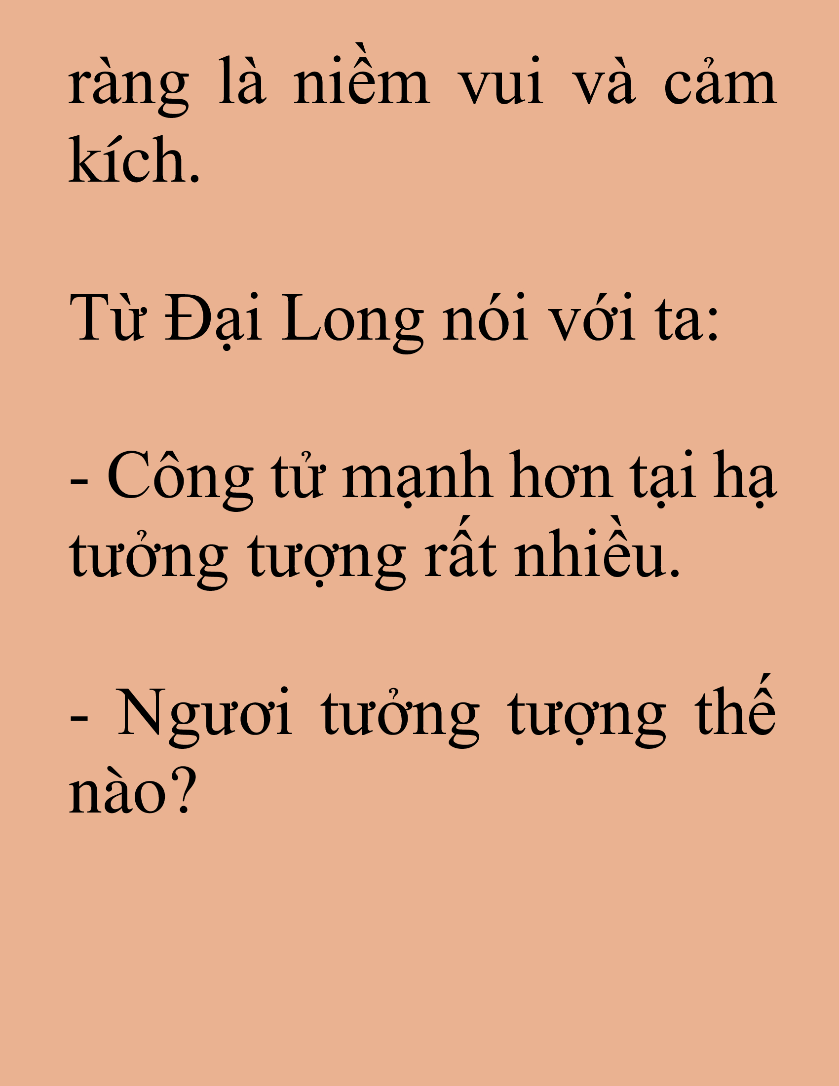 Đọc truyện SNVT[NOVEL] Tuyệt Thế Hồi Quy - Chương 30: Độc Giả Donate