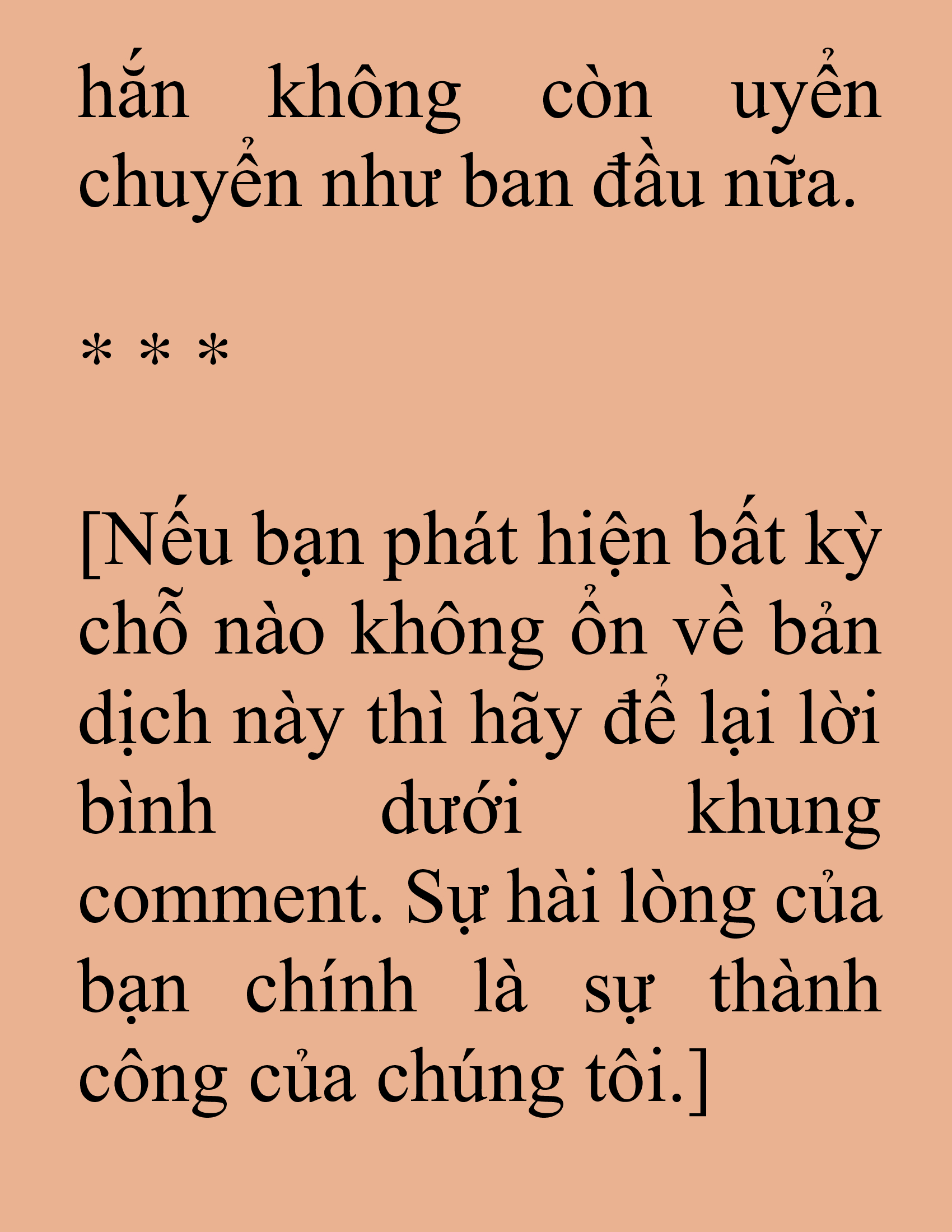 Đọc truyện SNVT[NOVEL] Tuyệt Thế Hồi Quy - Chương 30: Độc Giả Donate