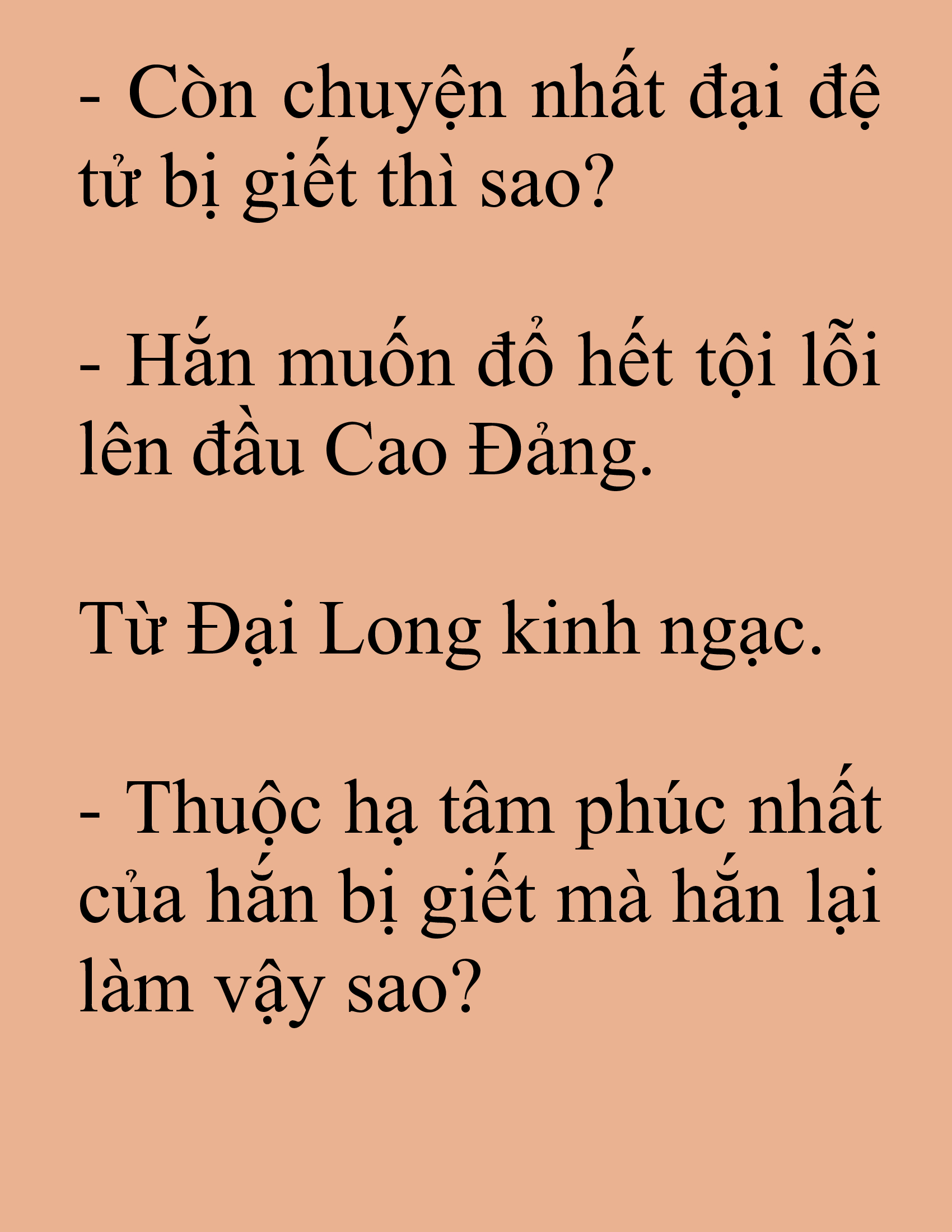 Đọc truyện SNVT[NOVEL] Tuyệt Thế Hồi Quy - Chương 31: Độc Giả Donate