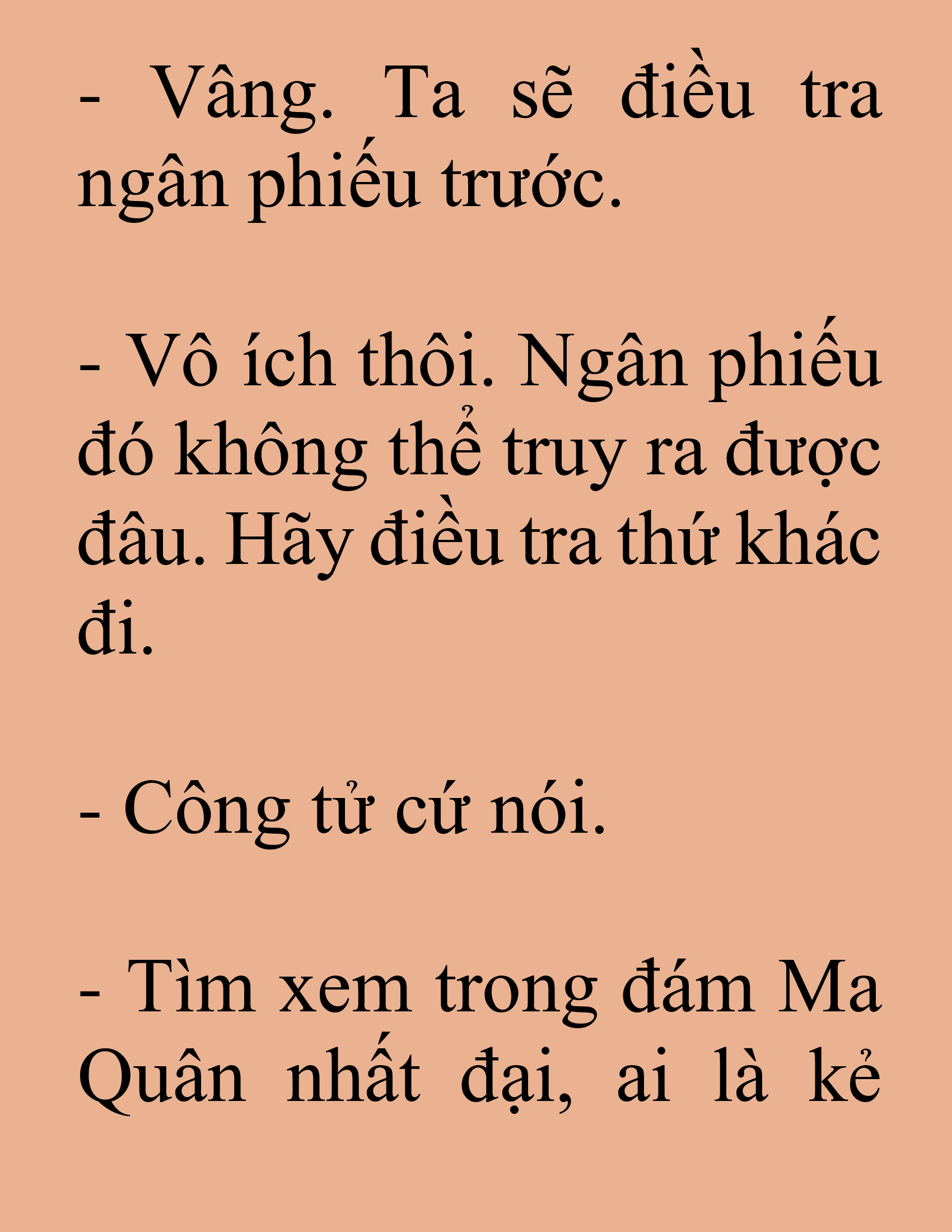 Đọc truyện SNVT[NOVEL] Tuyệt Thế Hồi Quy - Chương 31: Độc Giả Donate