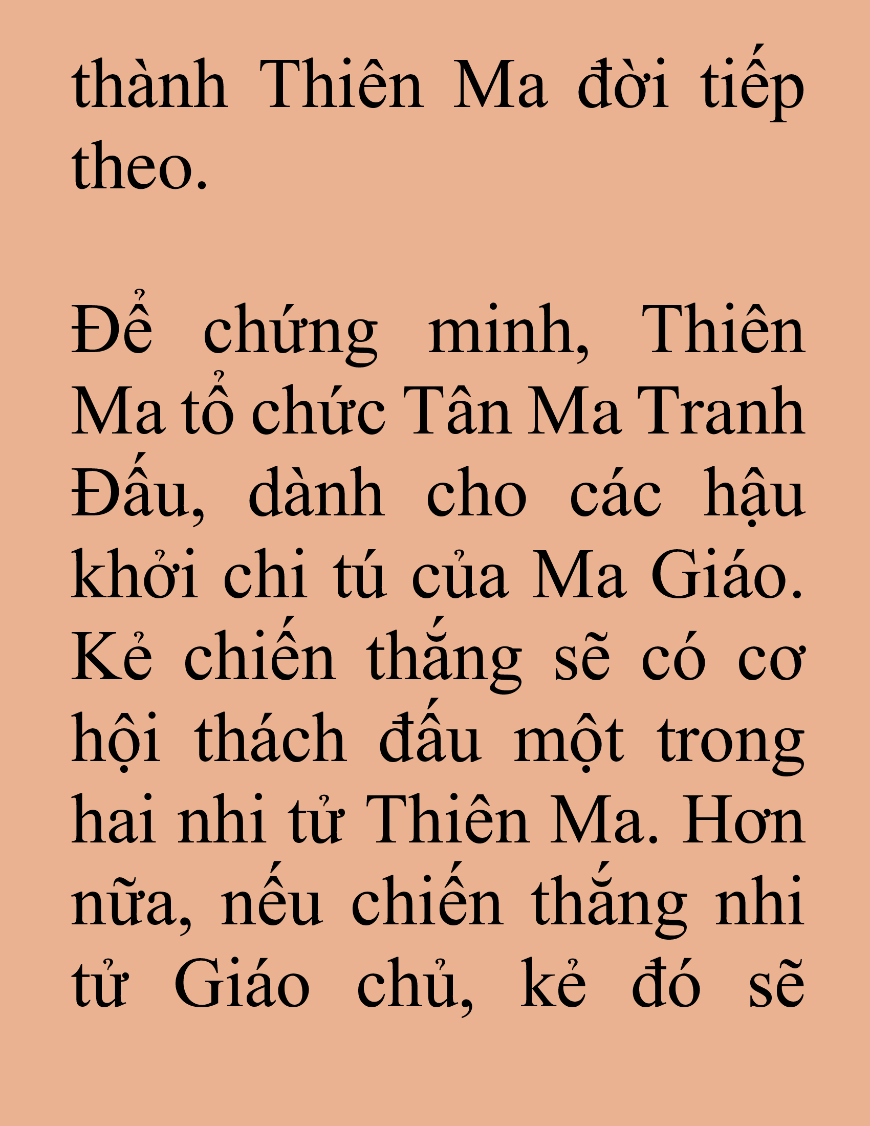 Đọc truyện SNVT[NOVEL] Tuyệt Thế Hồi Quy - Chương 4: Tân Ma Tranh Đấu