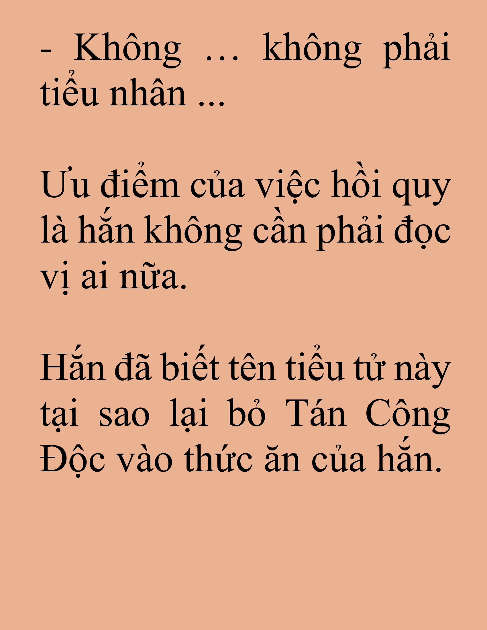 Đọc truyện SNVT[NOVEL] Tuyệt Thế Hồi Quy - Chương 6: Tán Độc Công