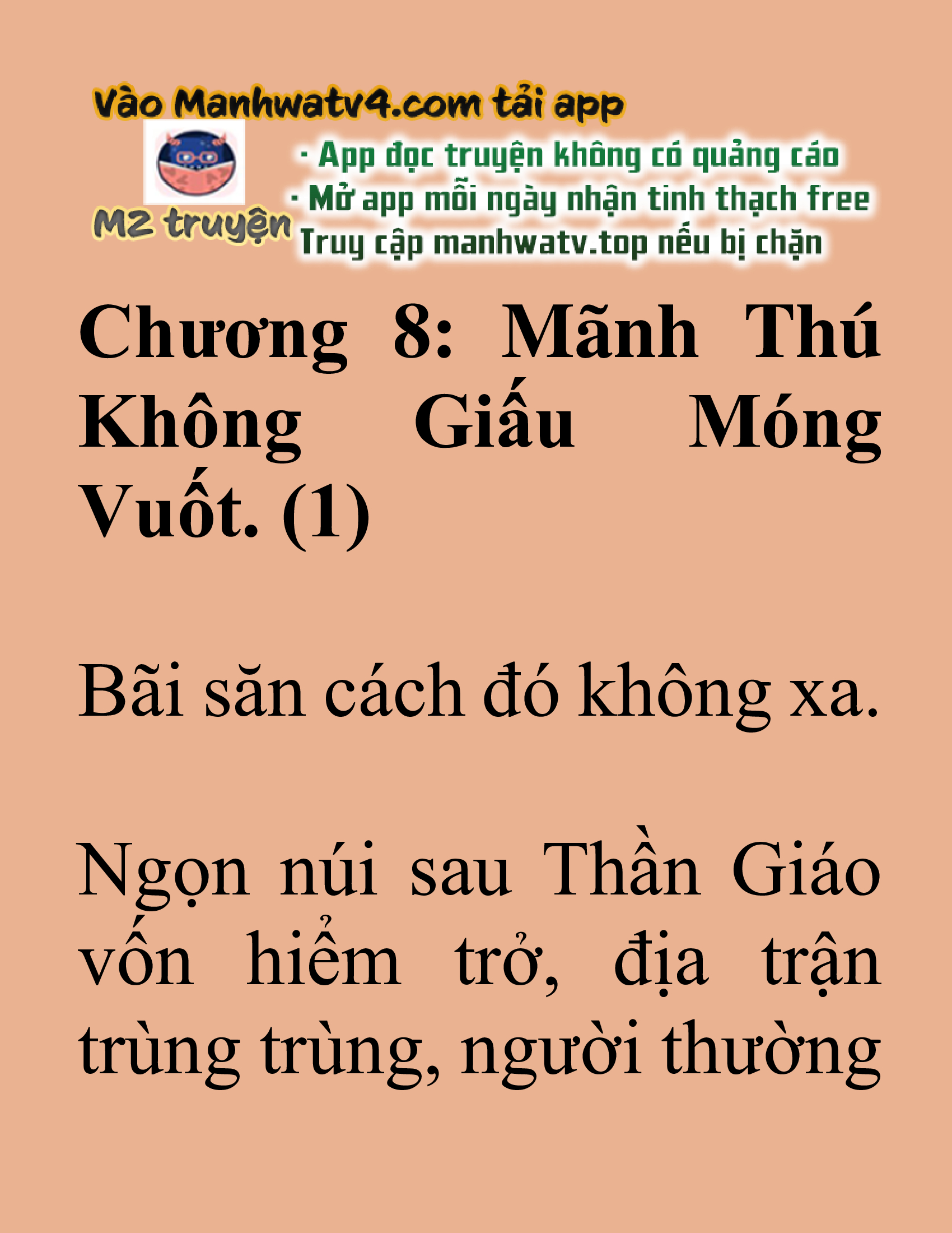Đọc truyện SNVT[NOVEL] Tuyệt Thế Hồi Quy - Chương 8: Mãnh Thú Không Giấu Móng Vuốt