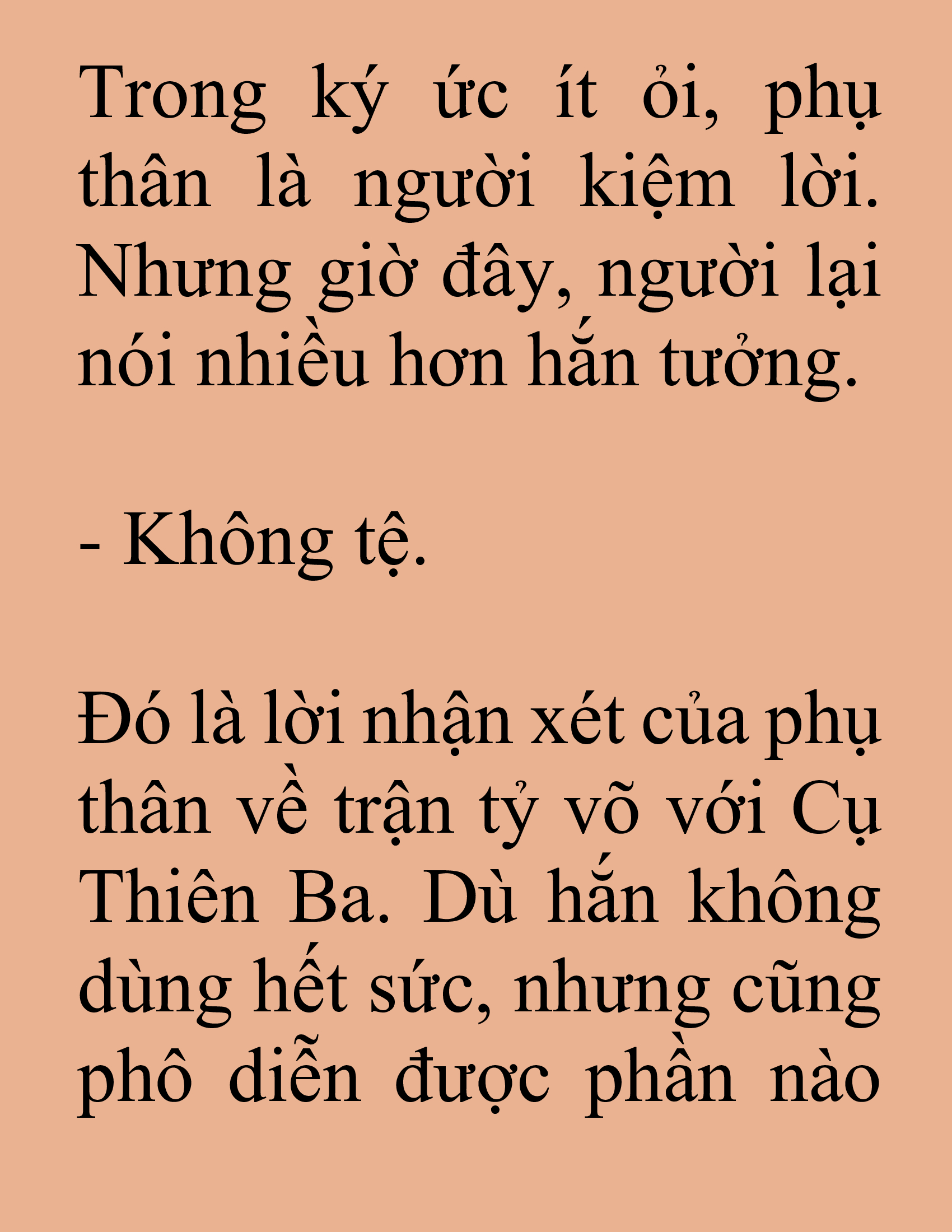 Đọc truyện SNVT[NOVEL] Tuyệt Thế Hồi Quy - Chương 8: Mãnh Thú Không Giấu Móng Vuốt