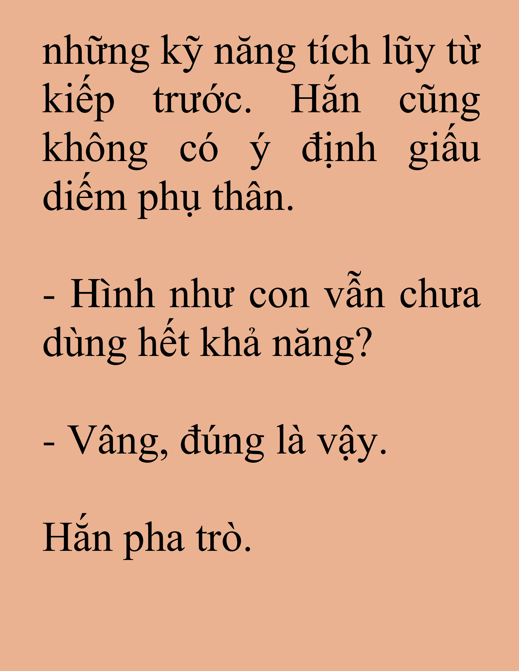 Đọc truyện SNVT[NOVEL] Tuyệt Thế Hồi Quy - Chương 8: Mãnh Thú Không Giấu Móng Vuốt