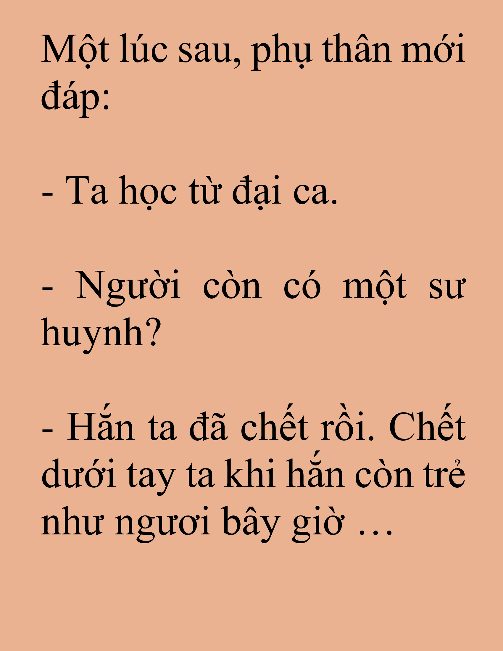 Đọc truyện SNVT[NOVEL] Tuyệt Thế Hồi Quy - Chương 8: Mãnh Thú Không Giấu Móng Vuốt
